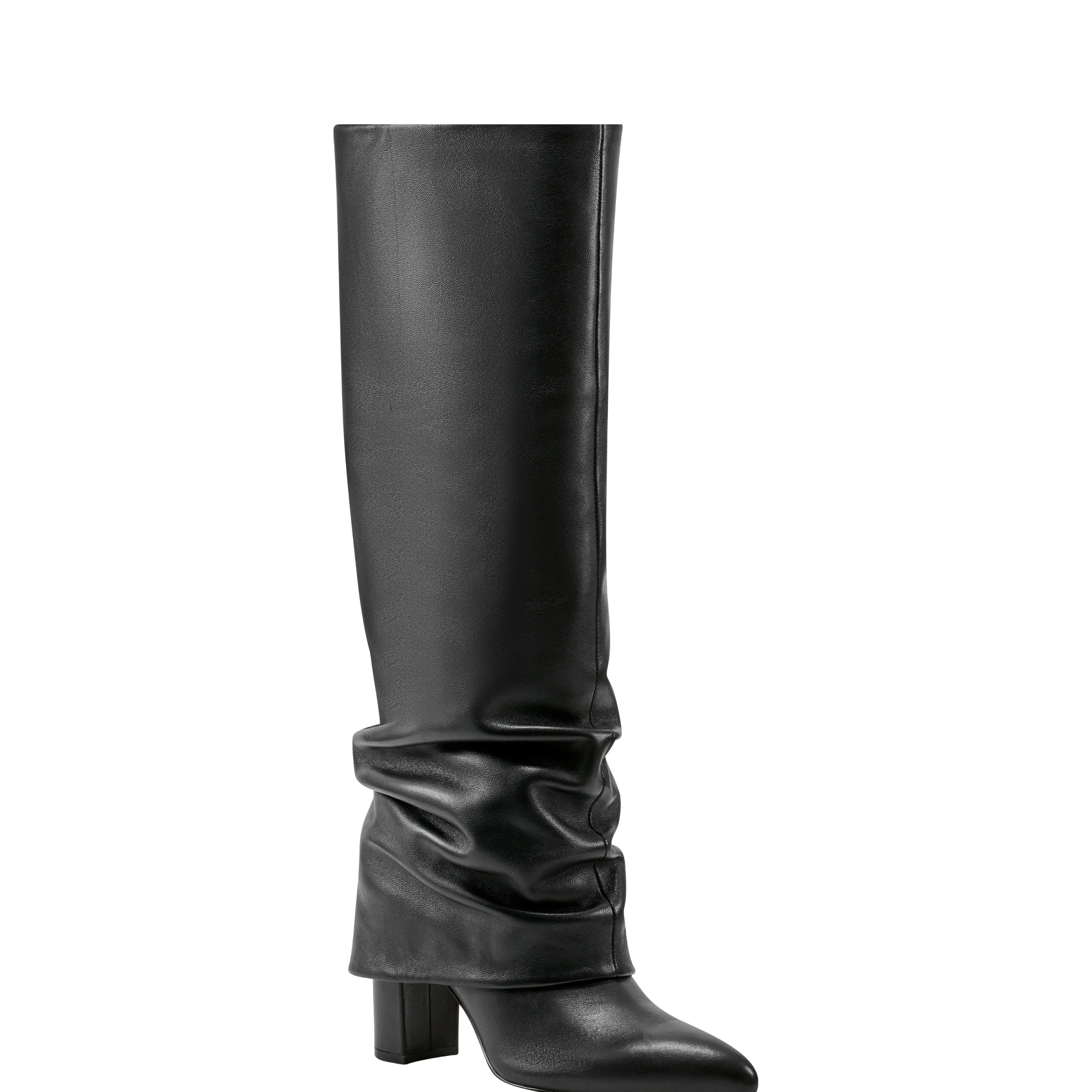 Lalita Foldover Dress Leather Boot sold by Marc Fisher product image thumbnail 2