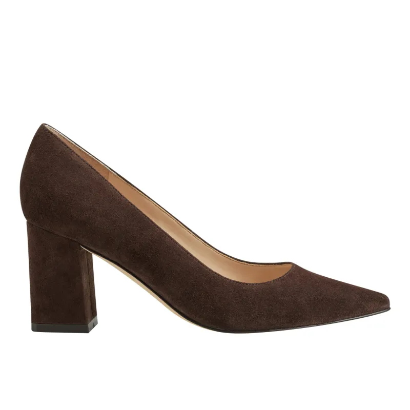 Zala Block Heel Pointy Toe Pump sold by Marc Fisher
