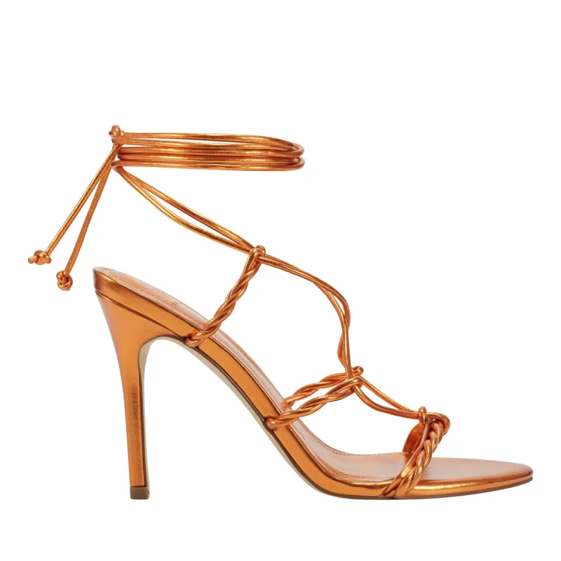 Bea Ankle Wrap Heeled Sandal sold by Marc Fisher