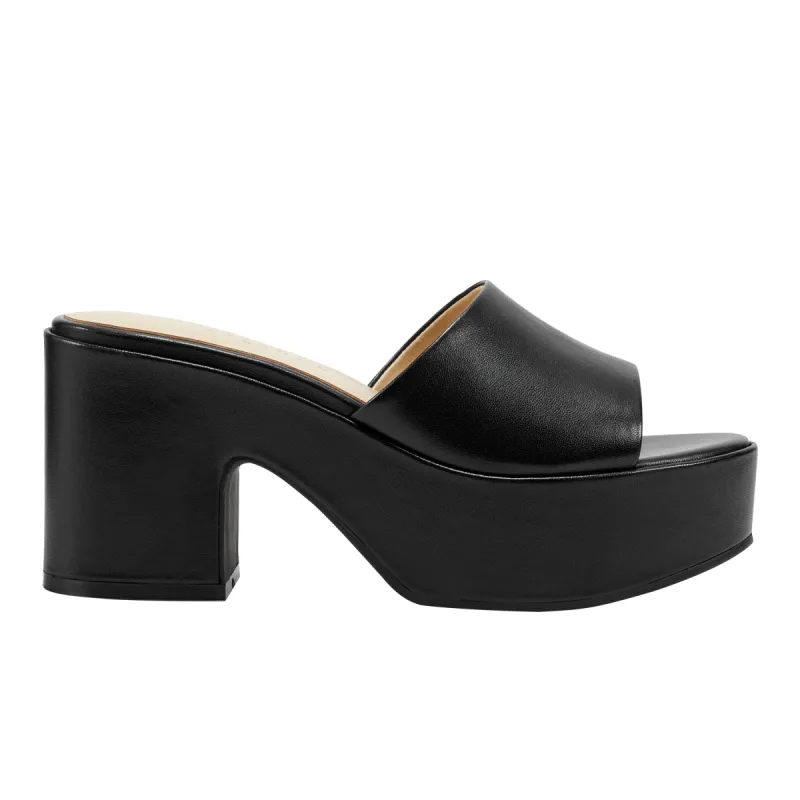 Forina Leather Platform Slide Sandal sold by Marc Fisher