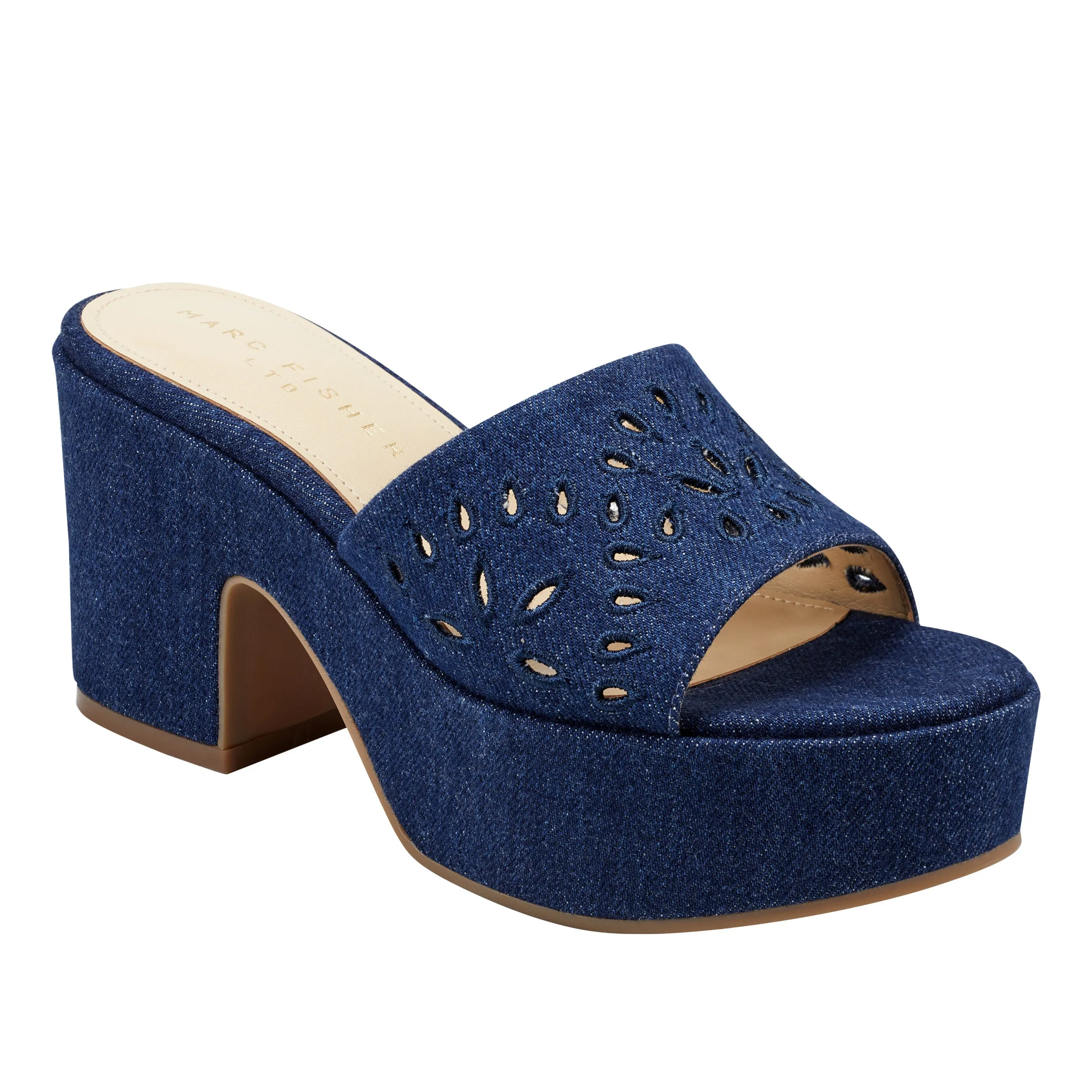 Foreva Platform Slide Sandal sold by Marc Fisher product image thumbnail 2