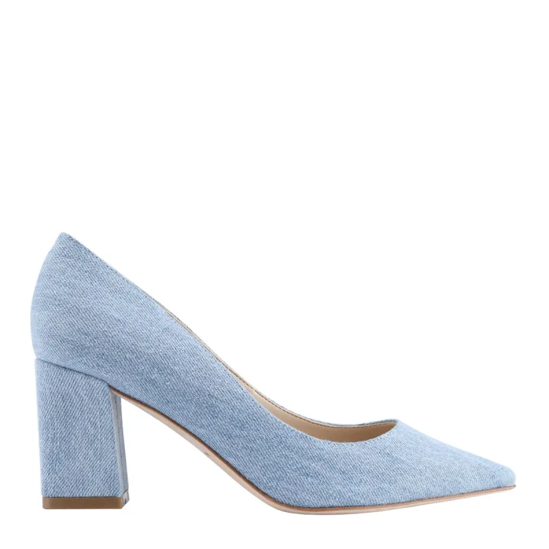 Zala Block Heel Pointy Toe Pump sold by Marc Fisher