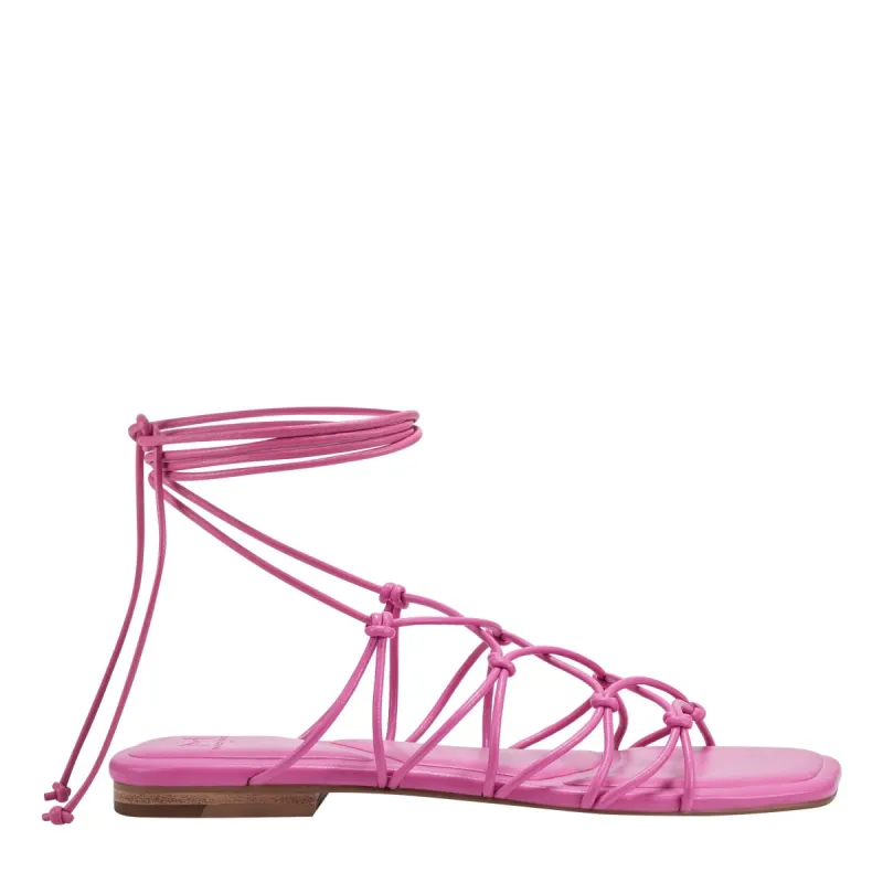 Monnie Ankle Wrap Flat Sandal sold by Marc Fisher