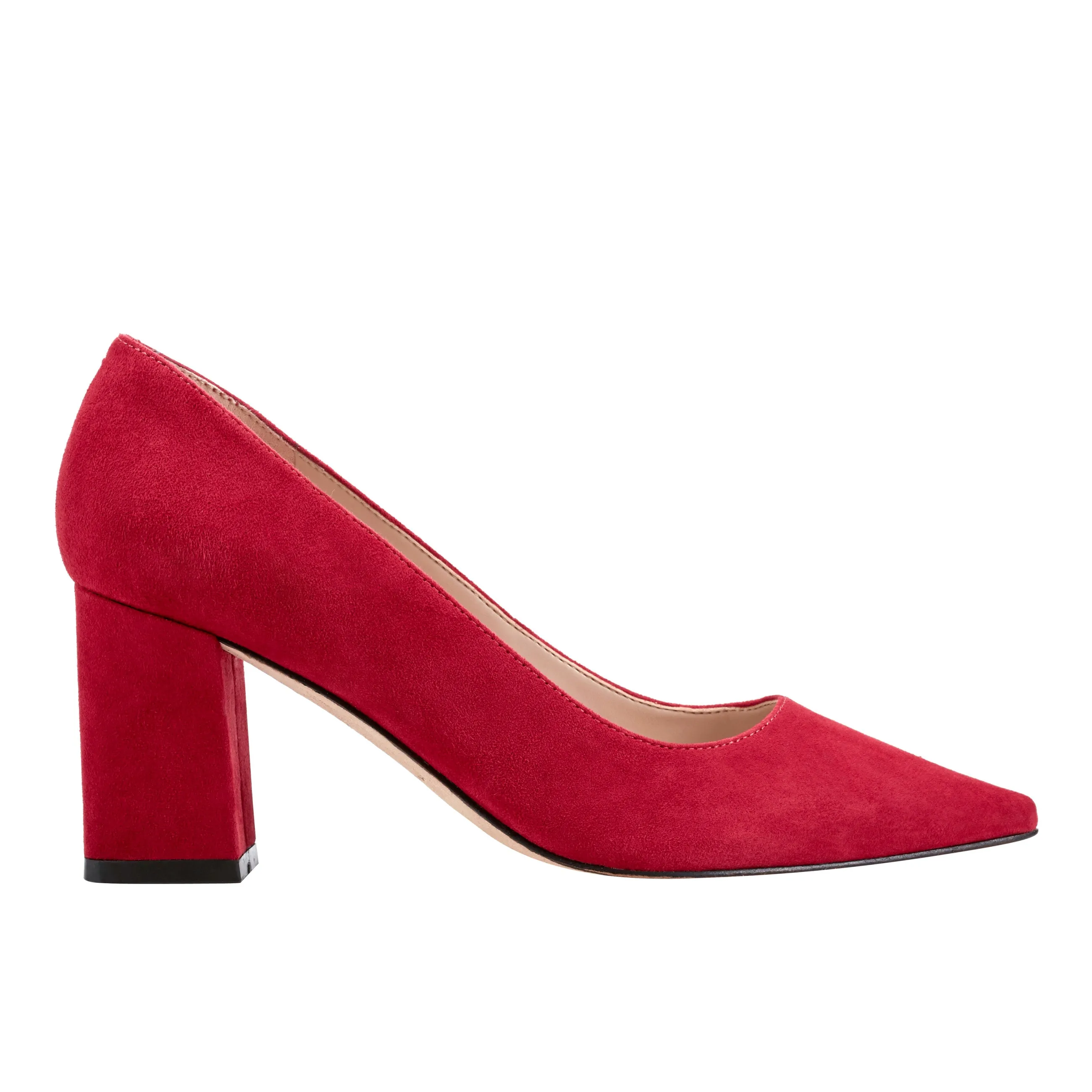 Zala Block Heel Pointy Toe Pump sold by Marc Fisher