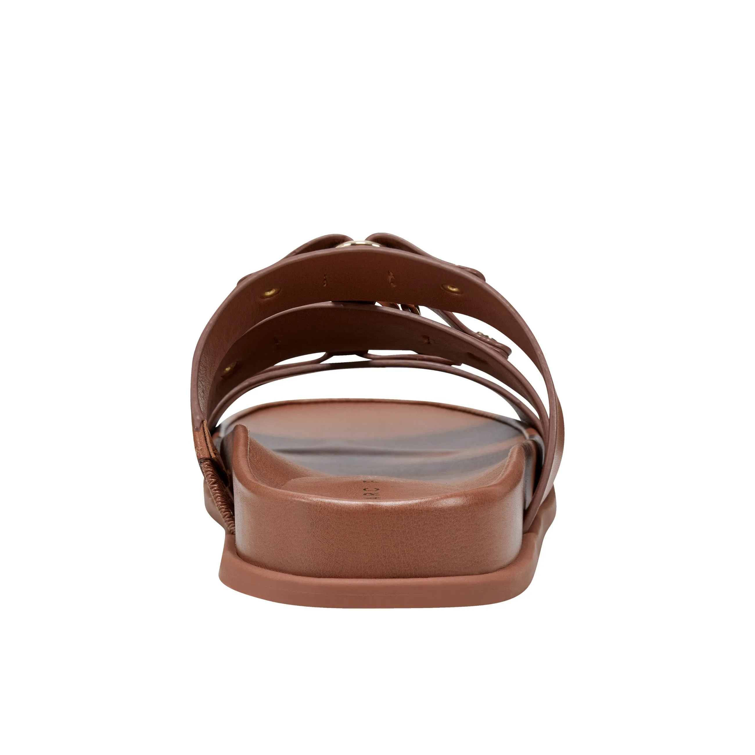 Verity Flat Leather Footbed Sandal sold by Marc Fisher product image thumbnail 3