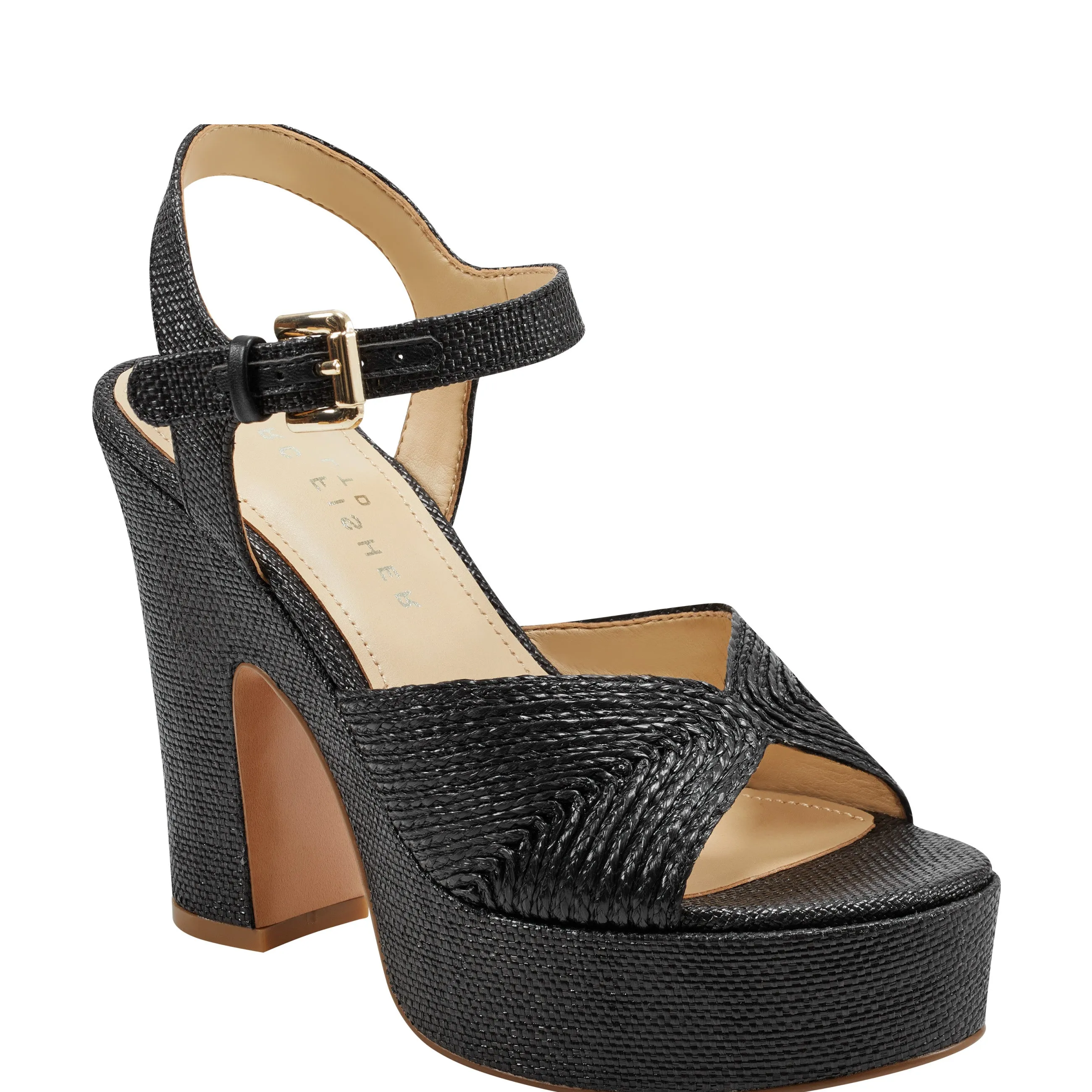 Starla Block Heel Platform Sandal sold by Marc Fisher product image thumbnail 2