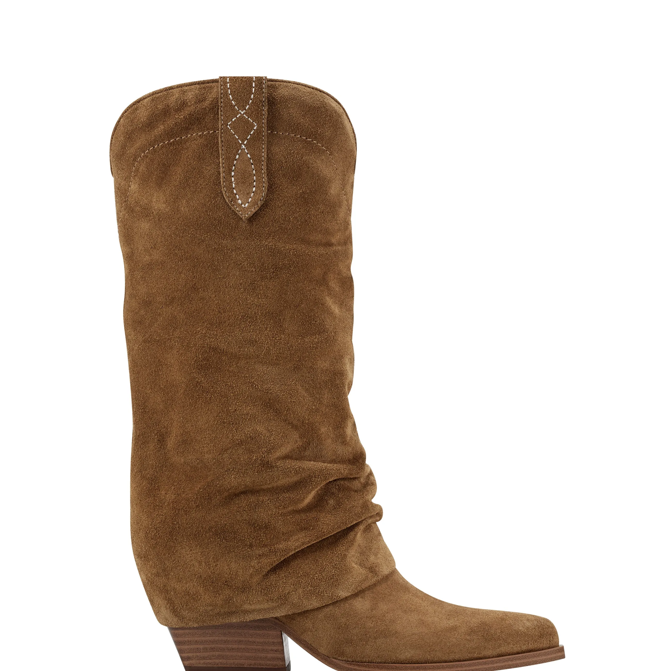 Calysta Block Heel Pointy Toe Boot sold by Marc Fisher