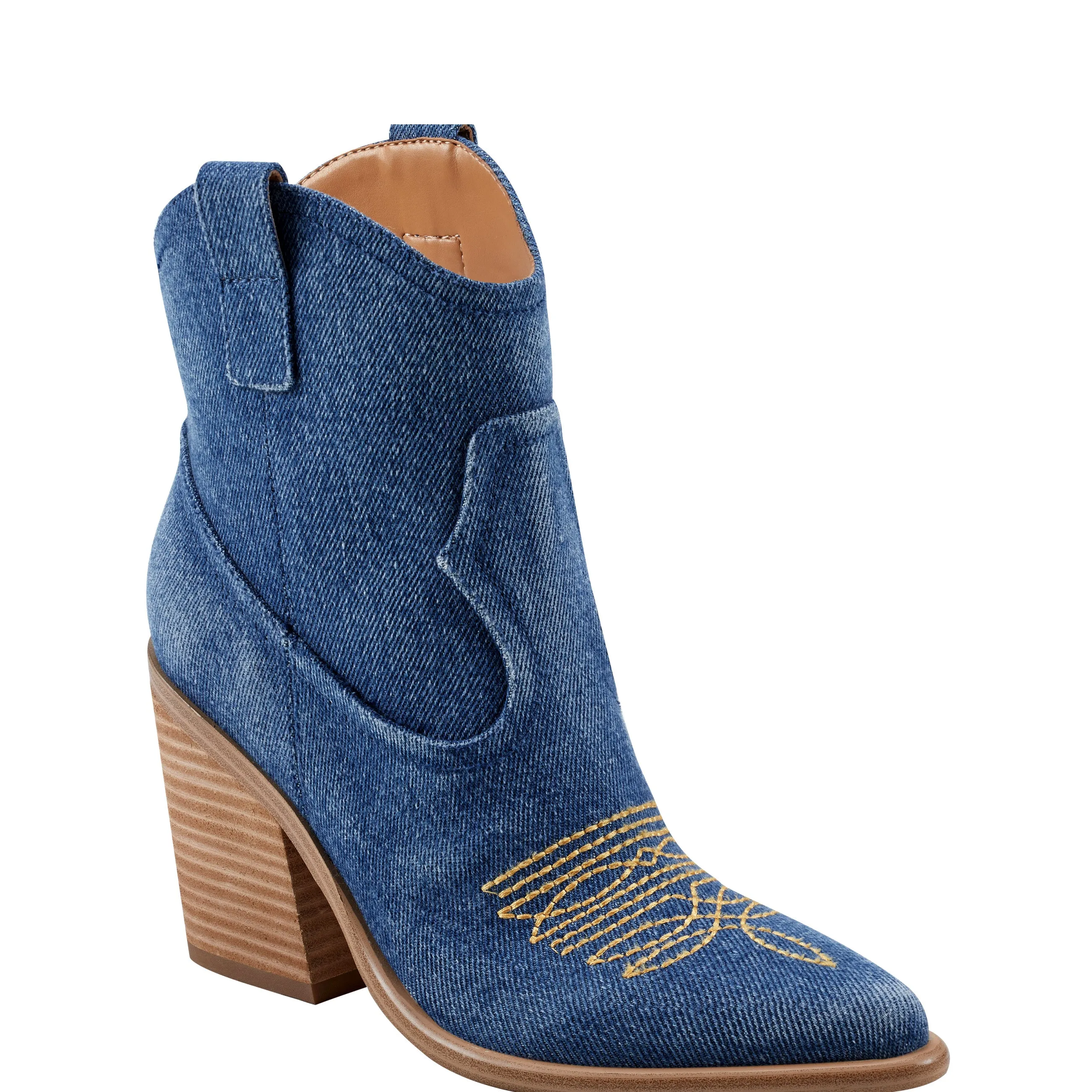 Jalella Detailed Western Bootie sold by Marc Fisher product image thumbnail 2