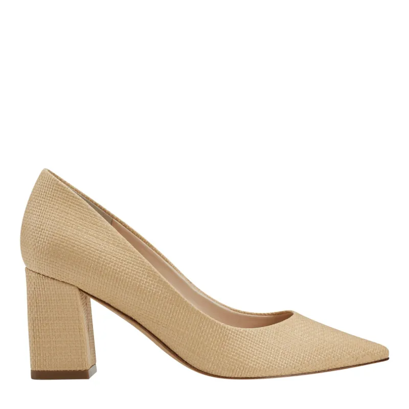 Zala Block Heel Pointy Toe Pump sold by Marc Fisher