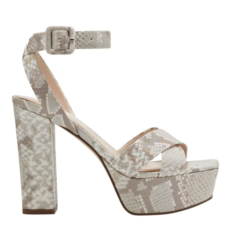 Faril Ankle Strap Platform Sandal sold by Marc Fisher