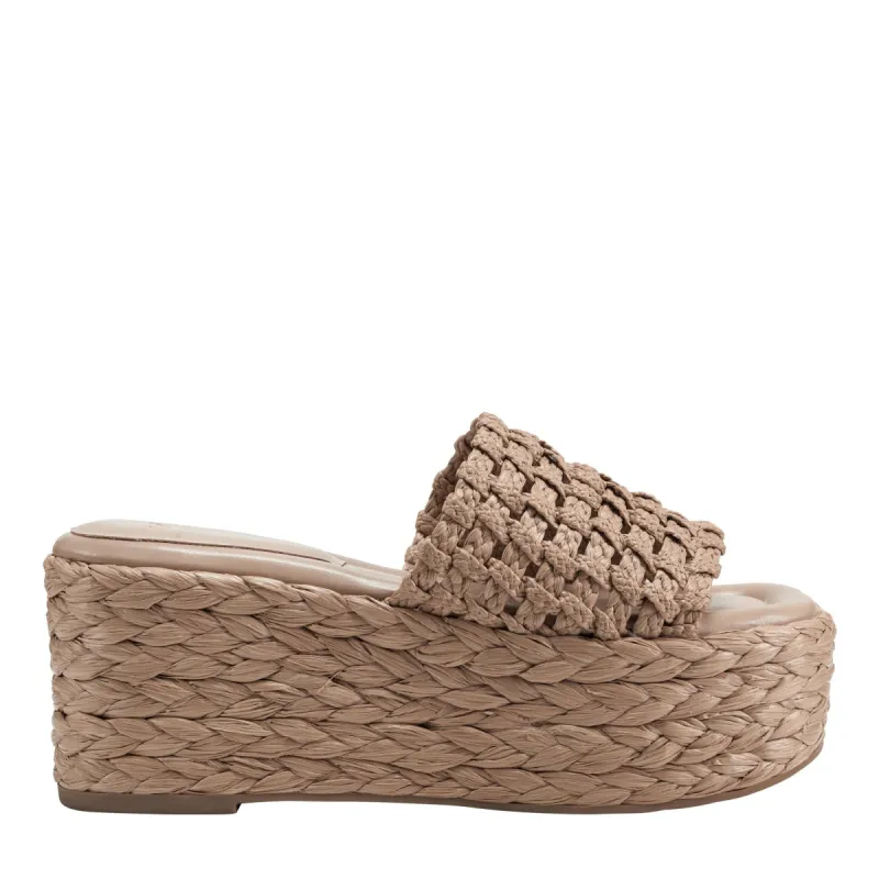 Priya Espadrille Platform Slide Sandal sold by Marc Fisher