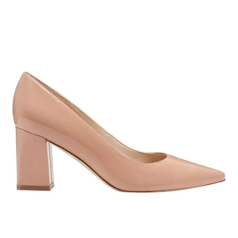 Zala Block Heel Pointy Toe Pump sold by Marc Fisher