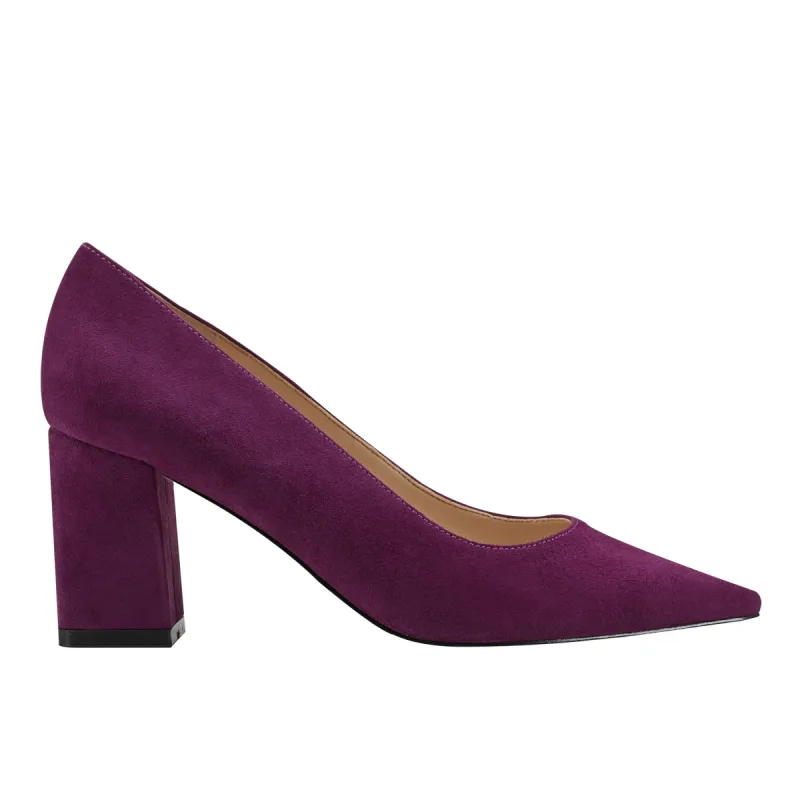 Zala Block Heel Pointy Toe Pump sold by Marc Fisher