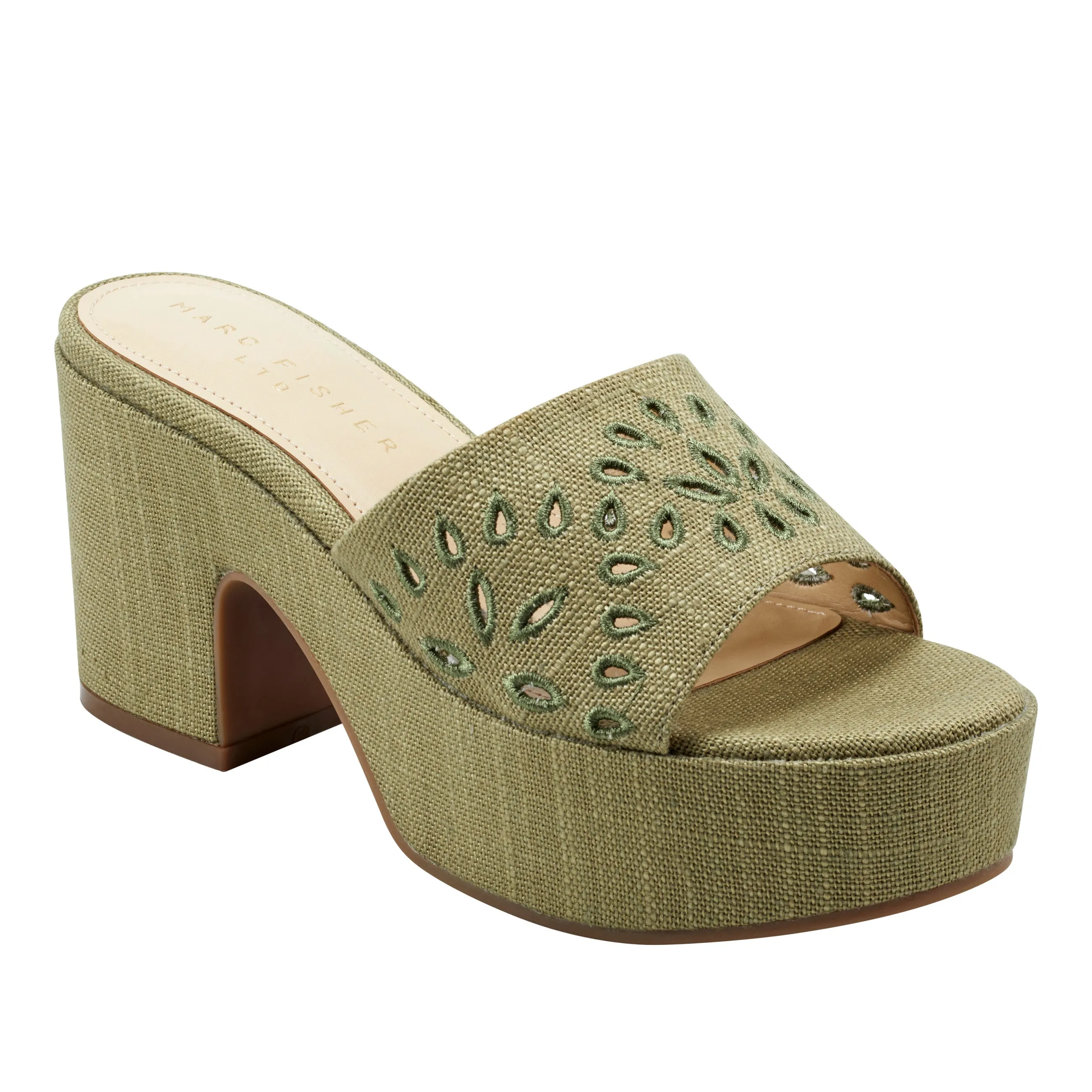 Foreva Platform Slide Sandal sold by Marc Fisher product image thumbnail 2