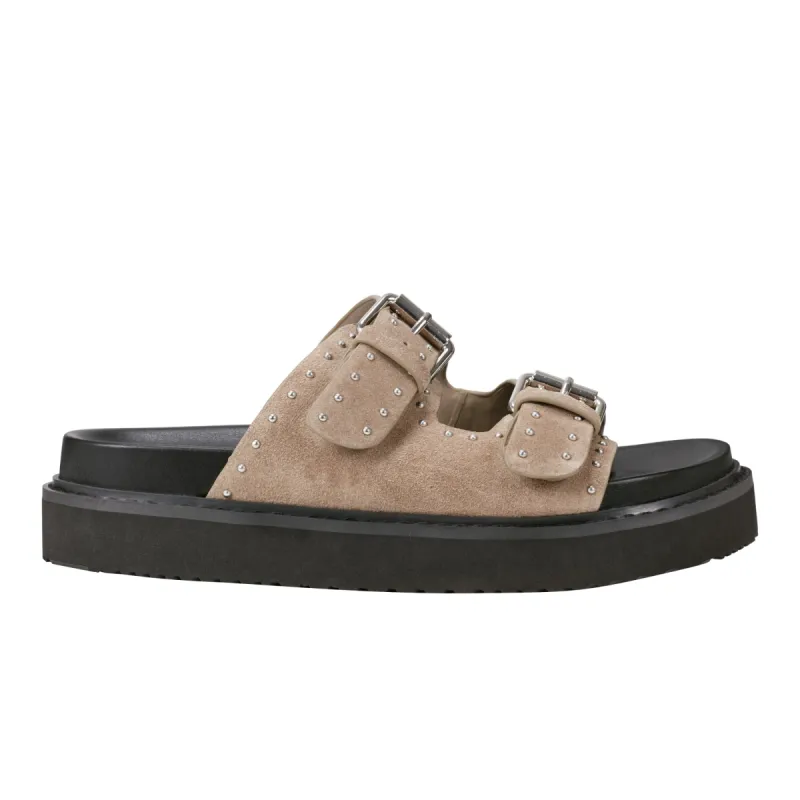 Agusta Studded Slide Sandal sold by Marc Fisher