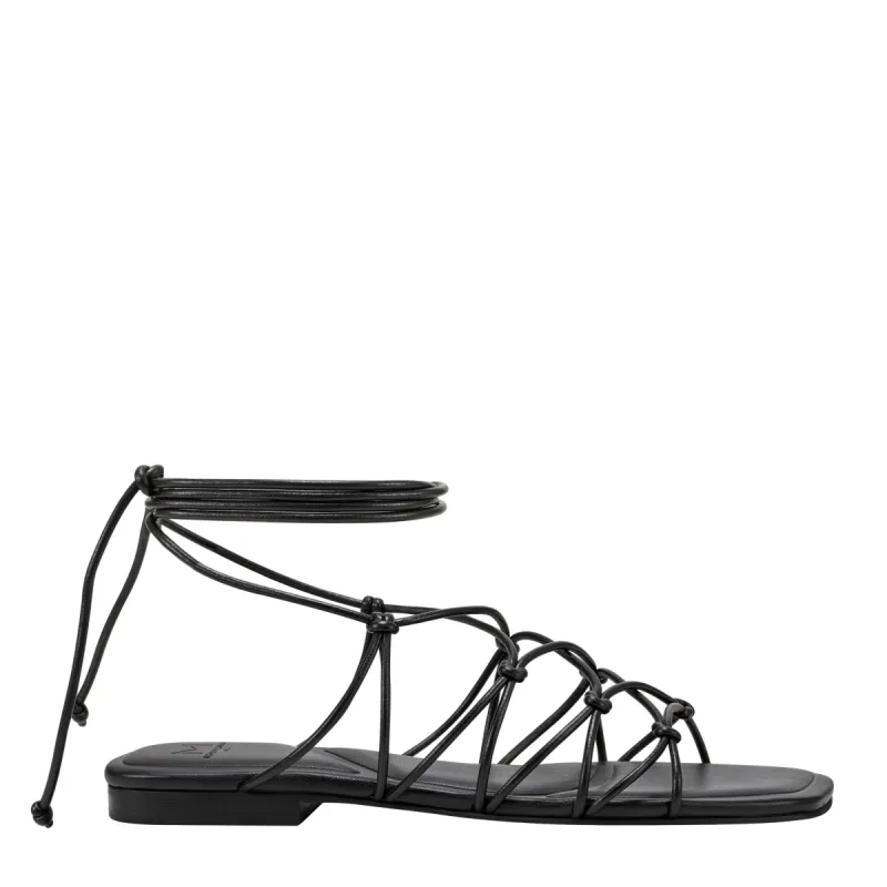 Monnie Ankle Wrap Flat Sandal sold by Marc Fisher