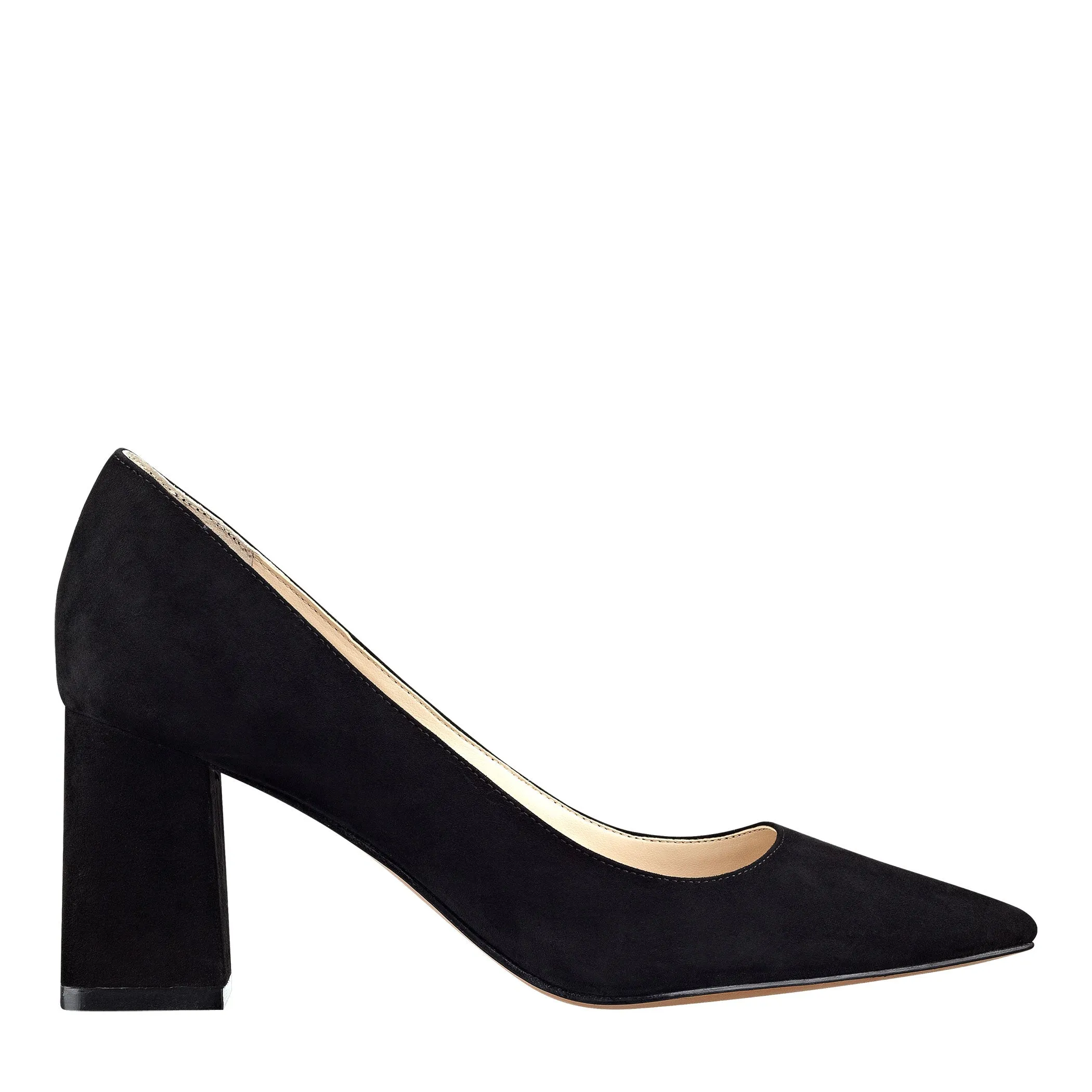 Zala Block Heel Pointy Toe Pump sold by Marc Fisher