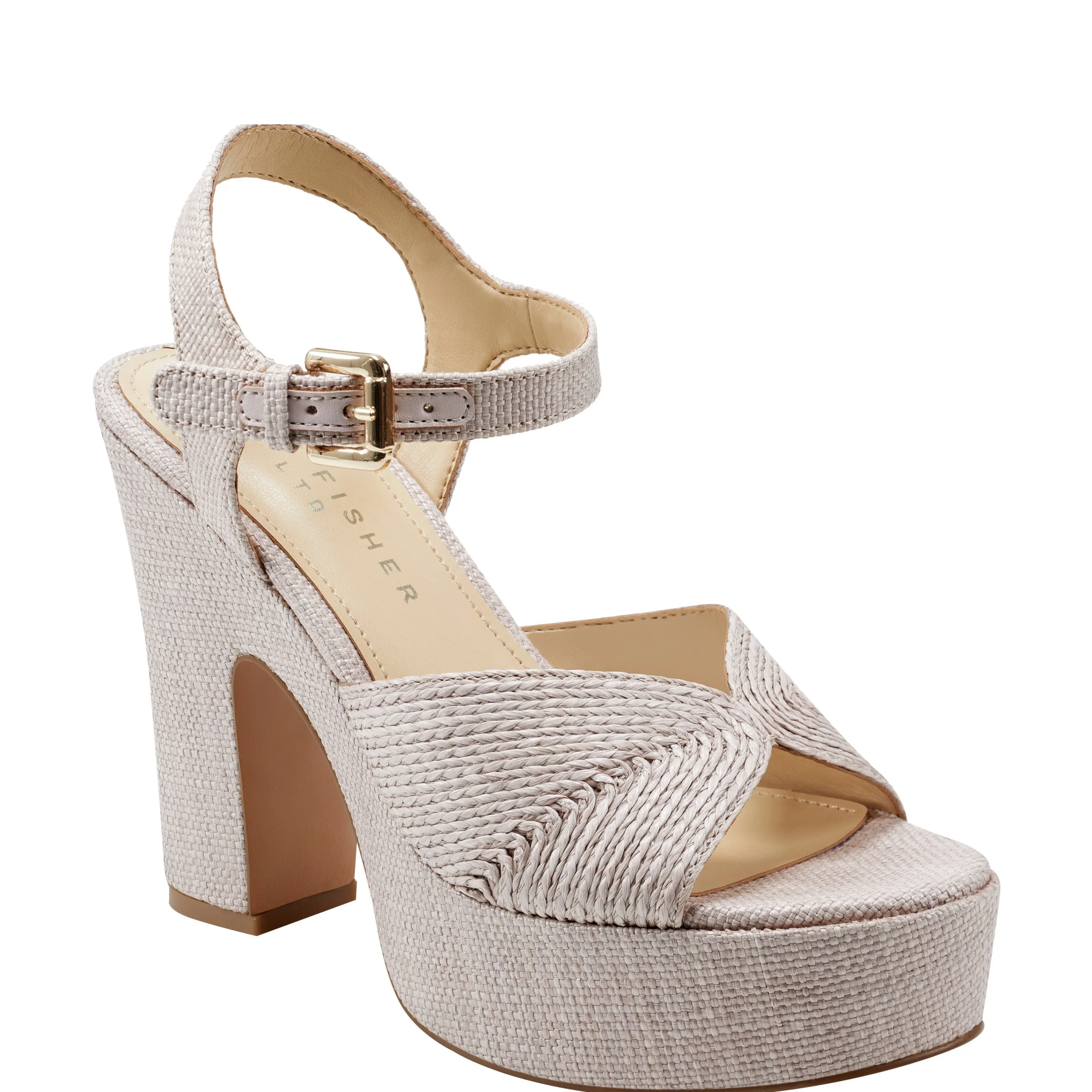 Starla Block Heel Platform Sandal sold by Marc Fisher product image thumbnail 2