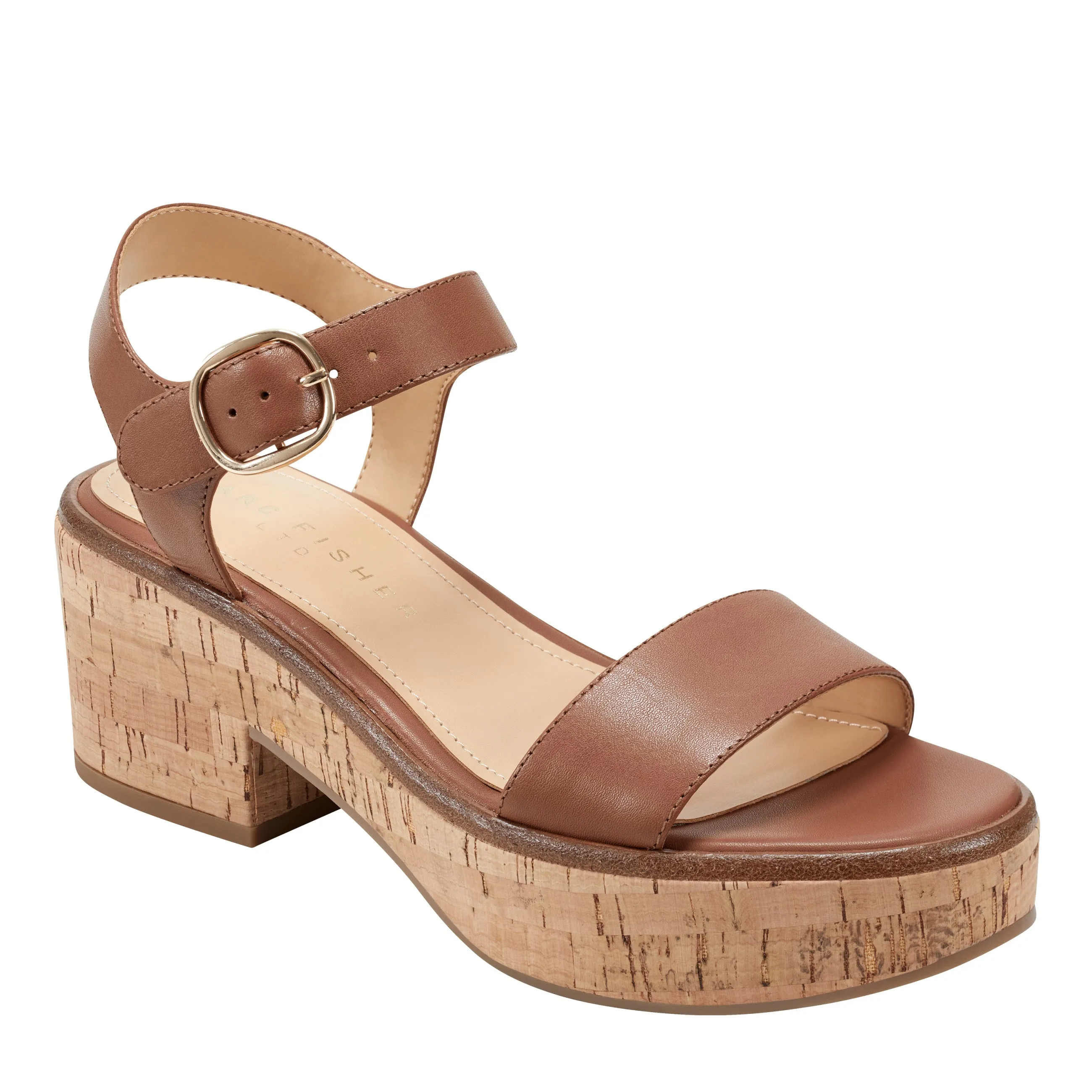 Quessa Platform Sandal sold by Marc Fisher product image thumbnail 2