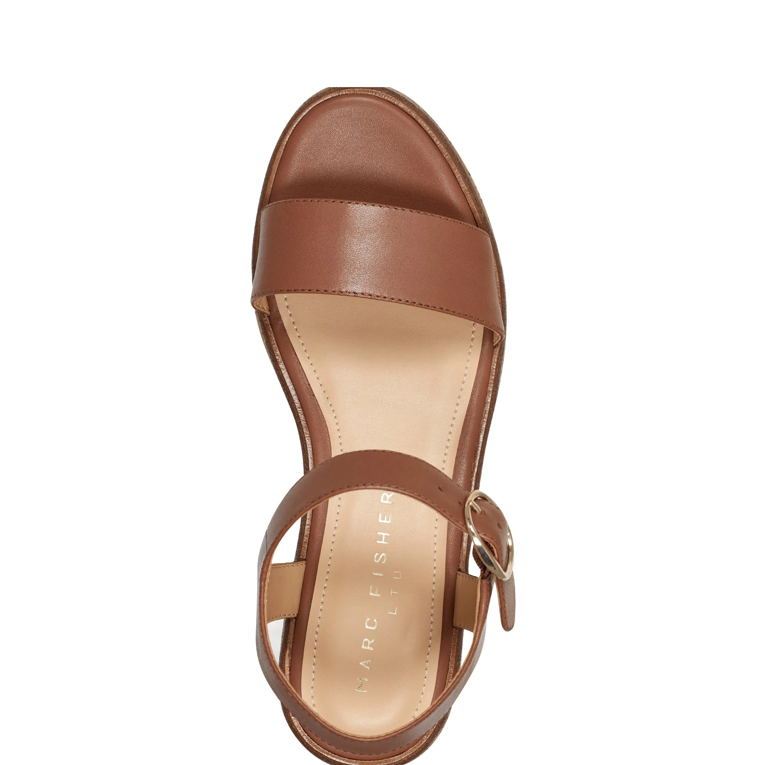 Quessa Platform Sandal sold by Marc Fisher product image thumbnail 4