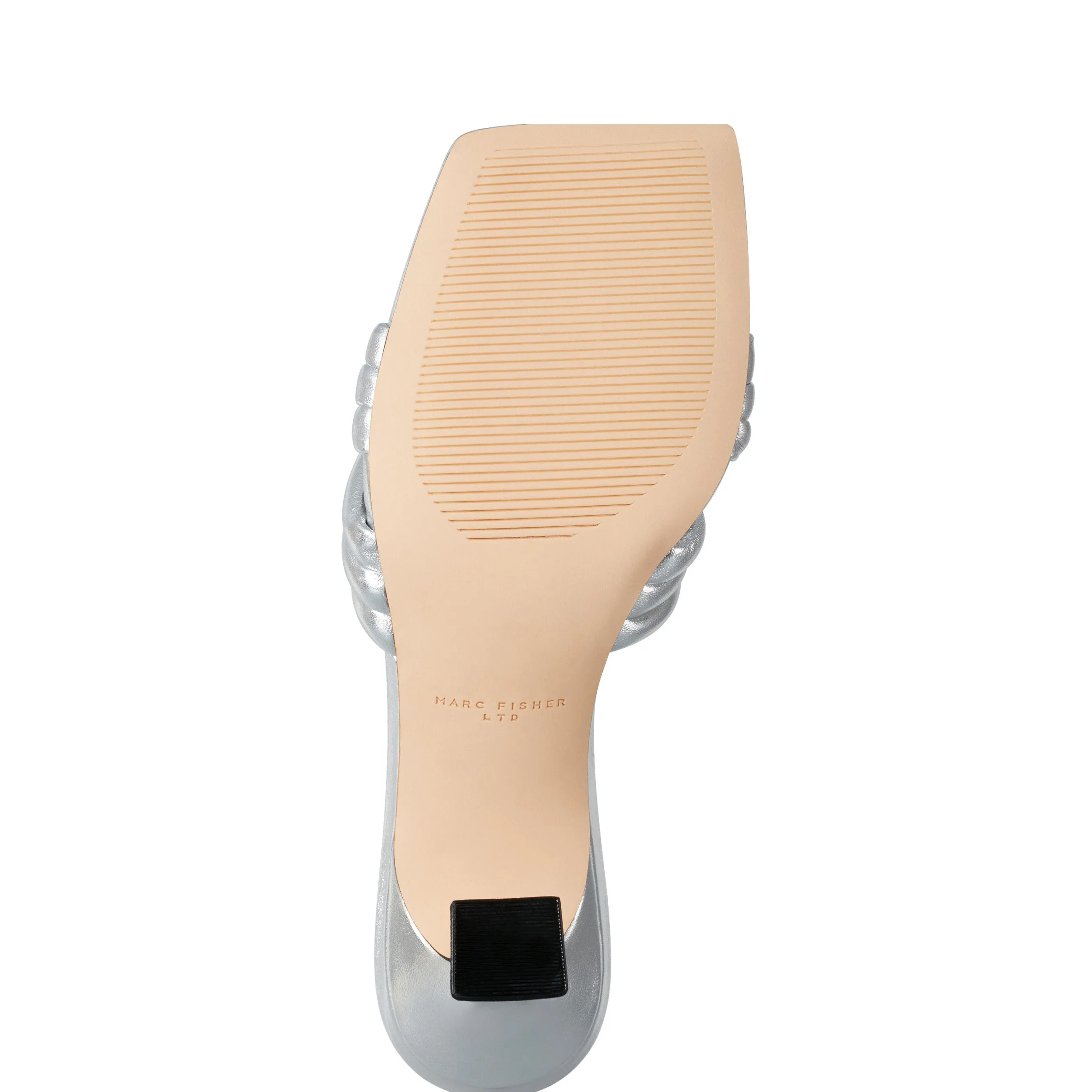 Dru Knotted Leather Slide Sandal sold by Marc Fisher product image thumbnail 5