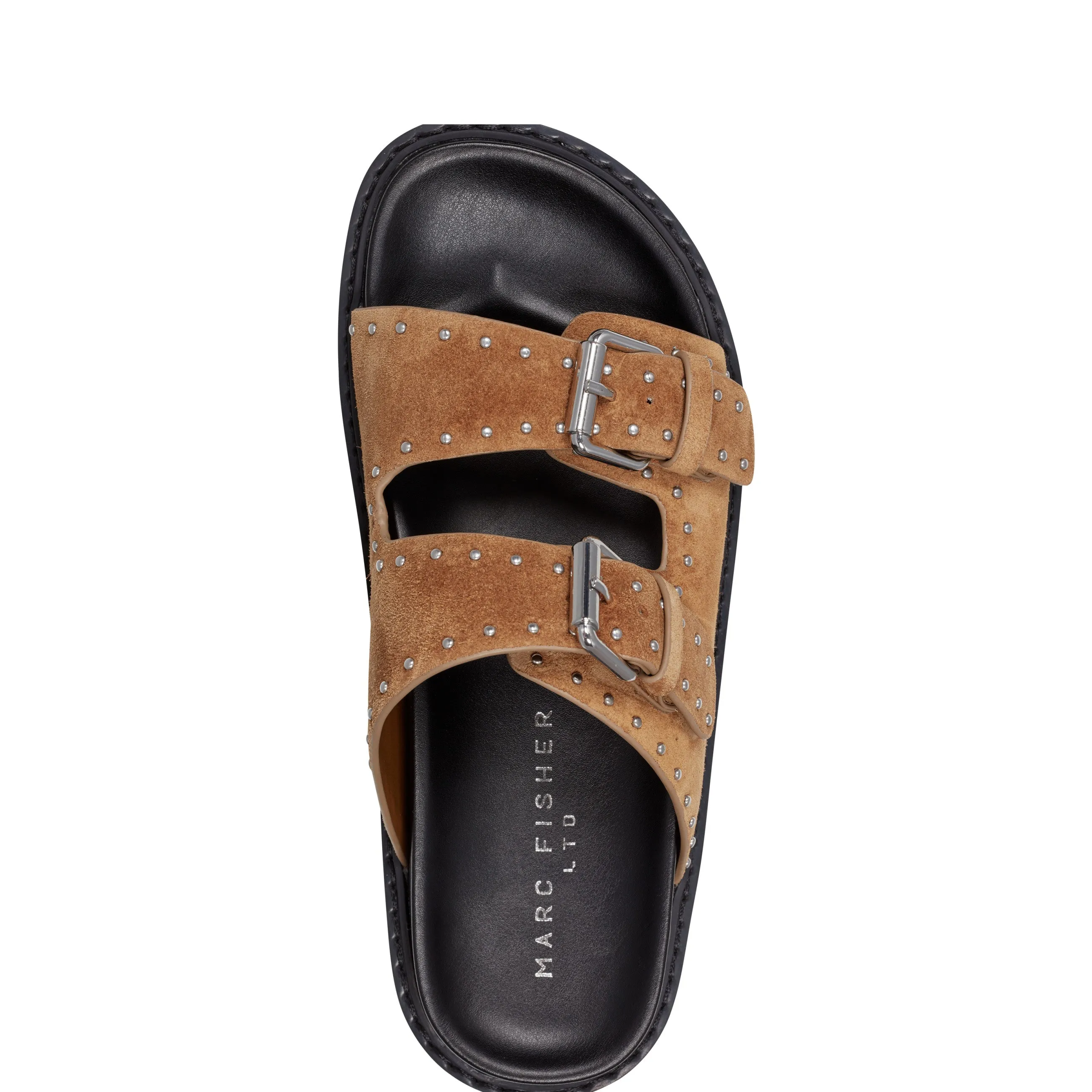 Agusta Studded Slide Sandal sold by Marc Fisher product image thumbnail 4