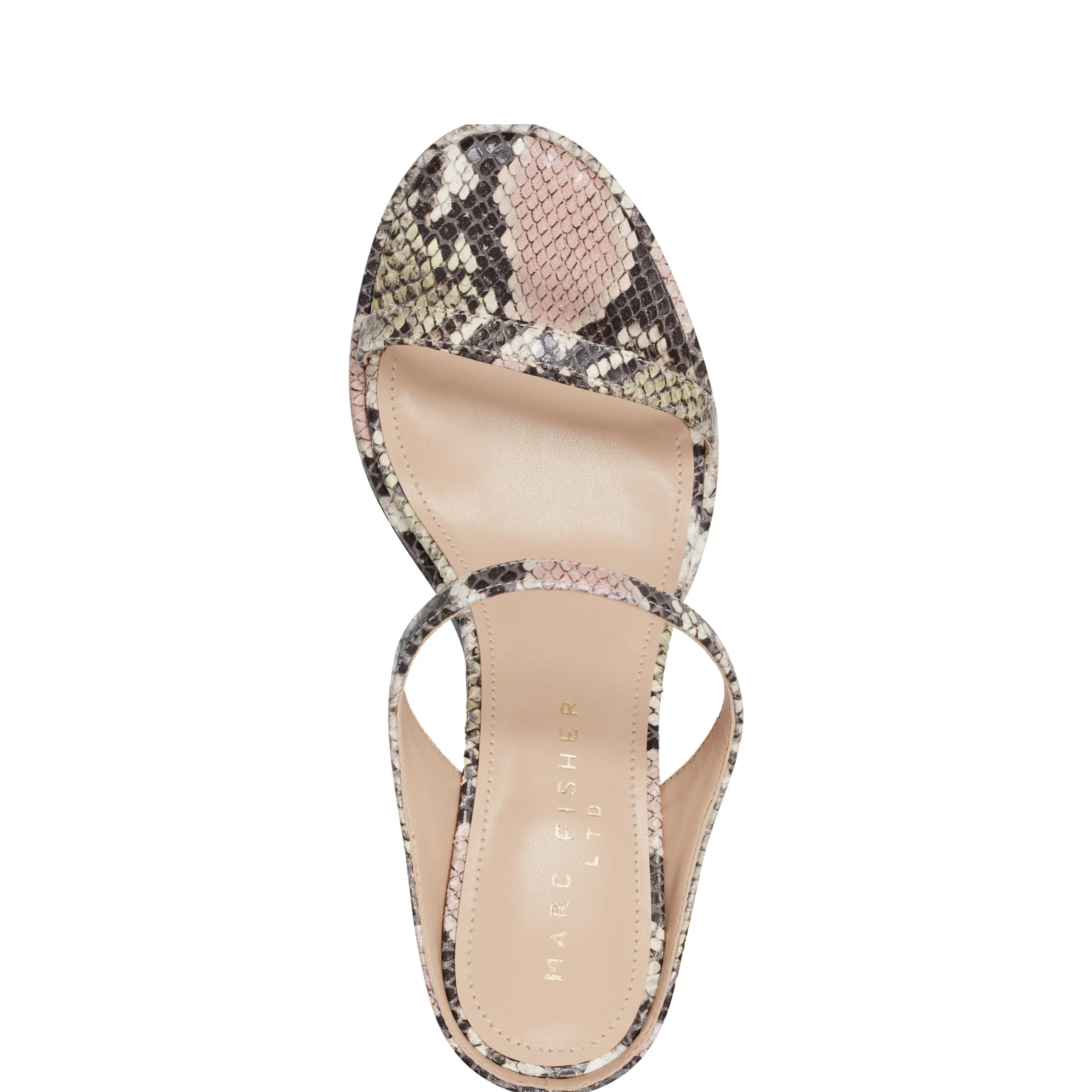 Alonde Leather Heeled Slide Sandal sold by Marc Fisher product image thumbnail 4