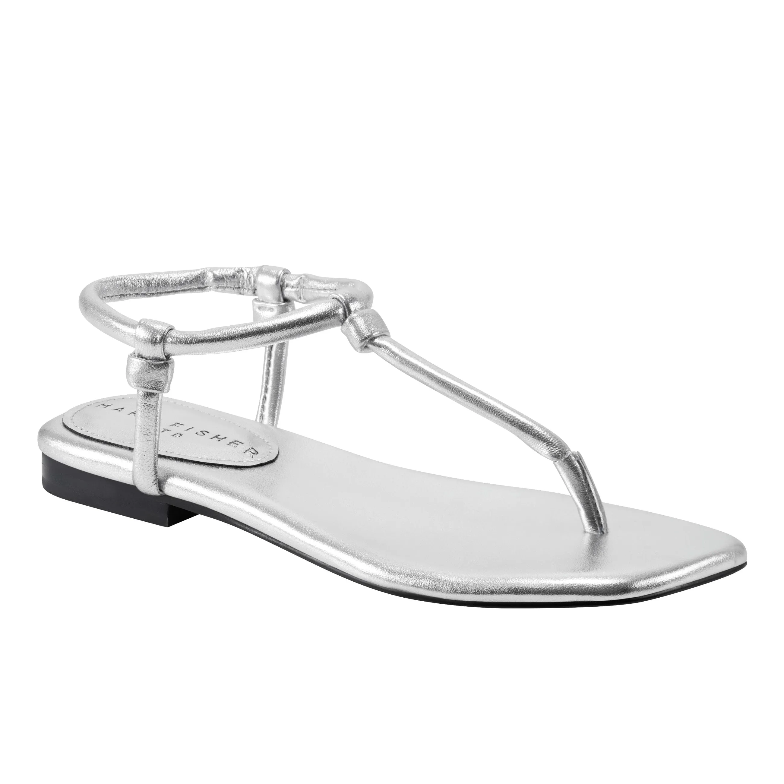 Maycee Thong Flat Leather Sandal sold by Marc Fisher product image thumbnail 2