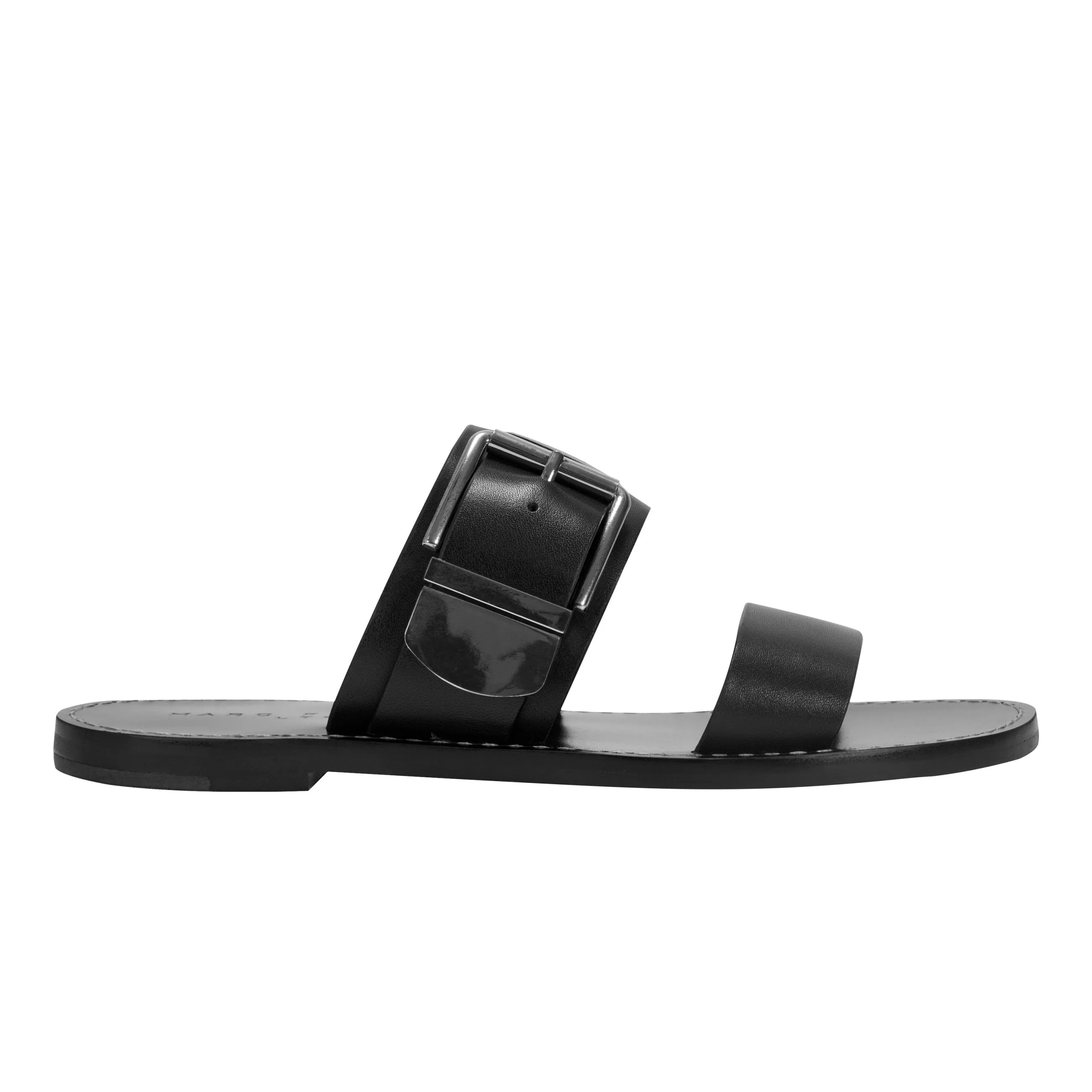 Hallyn Leather Flat Slide Sandal sold by Marc Fisher