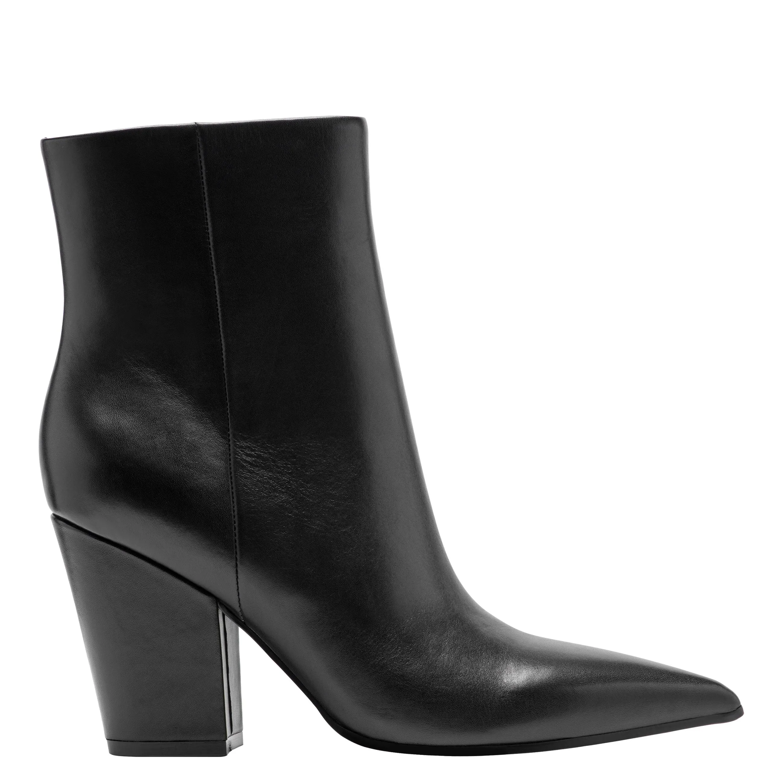 Elynna Block Heel Leather Bootie sold by Marc Fisher