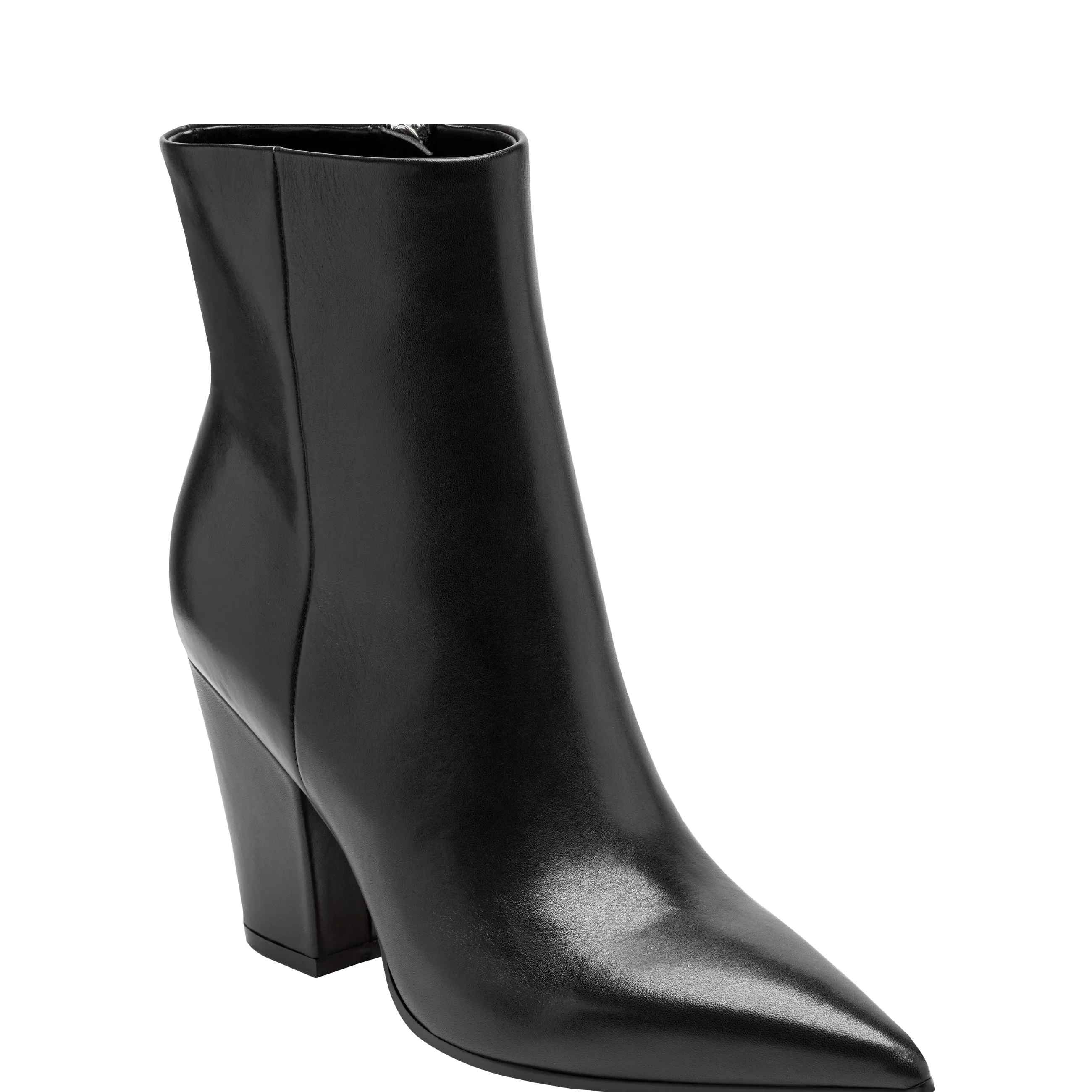 Elynna Block Heel Leather Bootie sold by Marc Fisher product image thumbnail 2