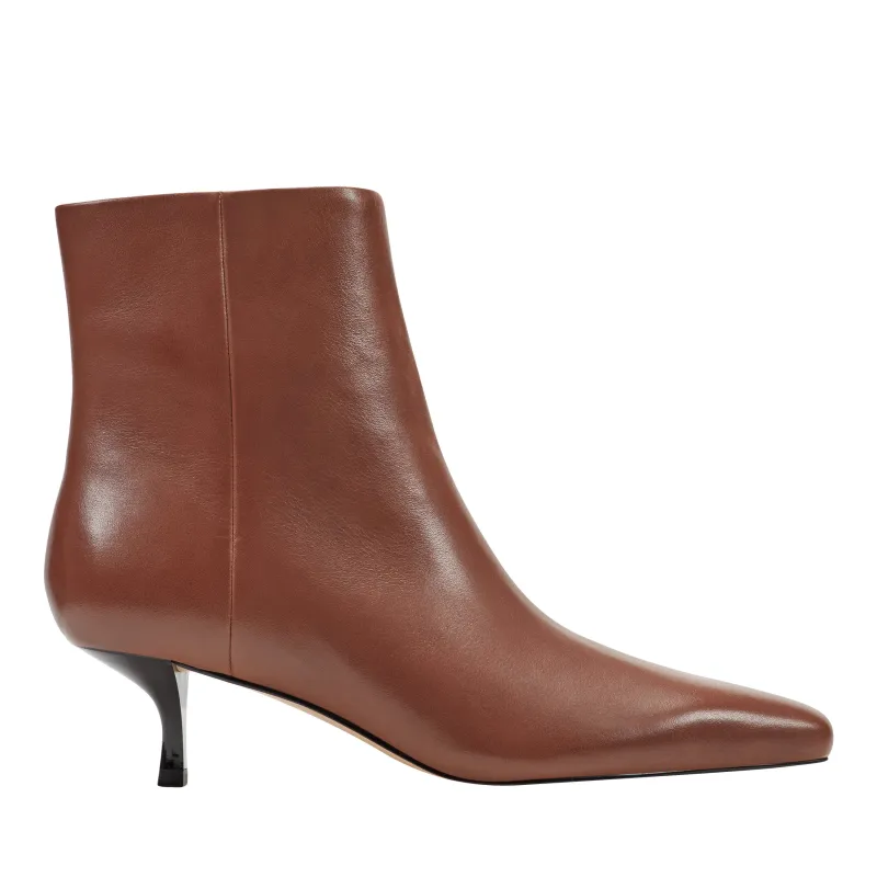 Kiona Kitten Heel Leather Ankle Bootie sold by Marc Fisher
