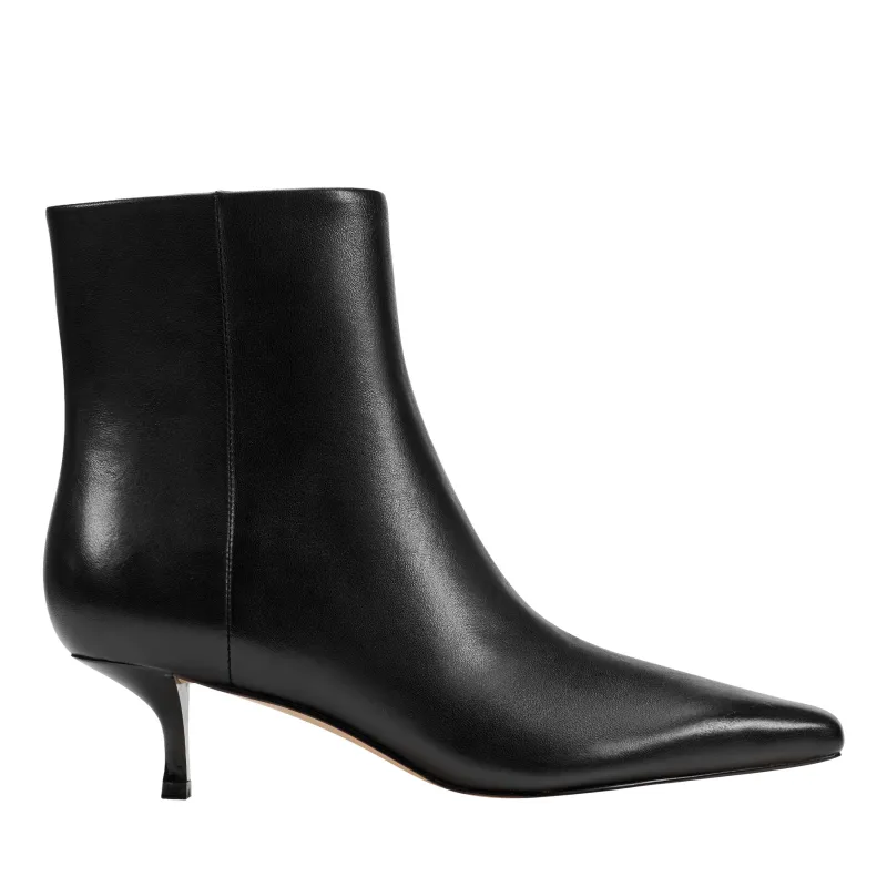 Kiona Kitten Heel Leather Ankle Bootie sold by Marc Fisher