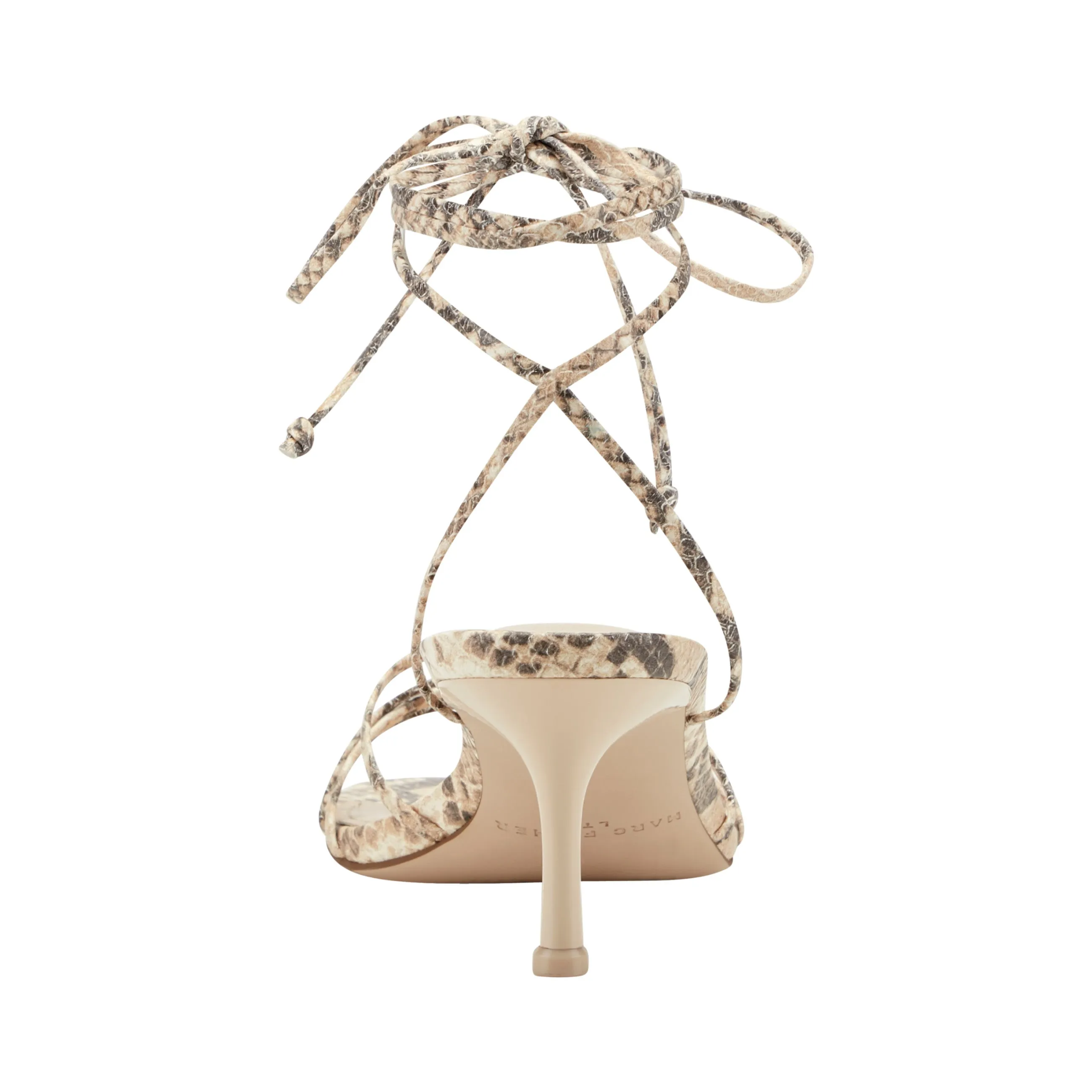 Gineva Leather Ankle Wrap Sandal sold by Marc Fisher product image thumbnail 4