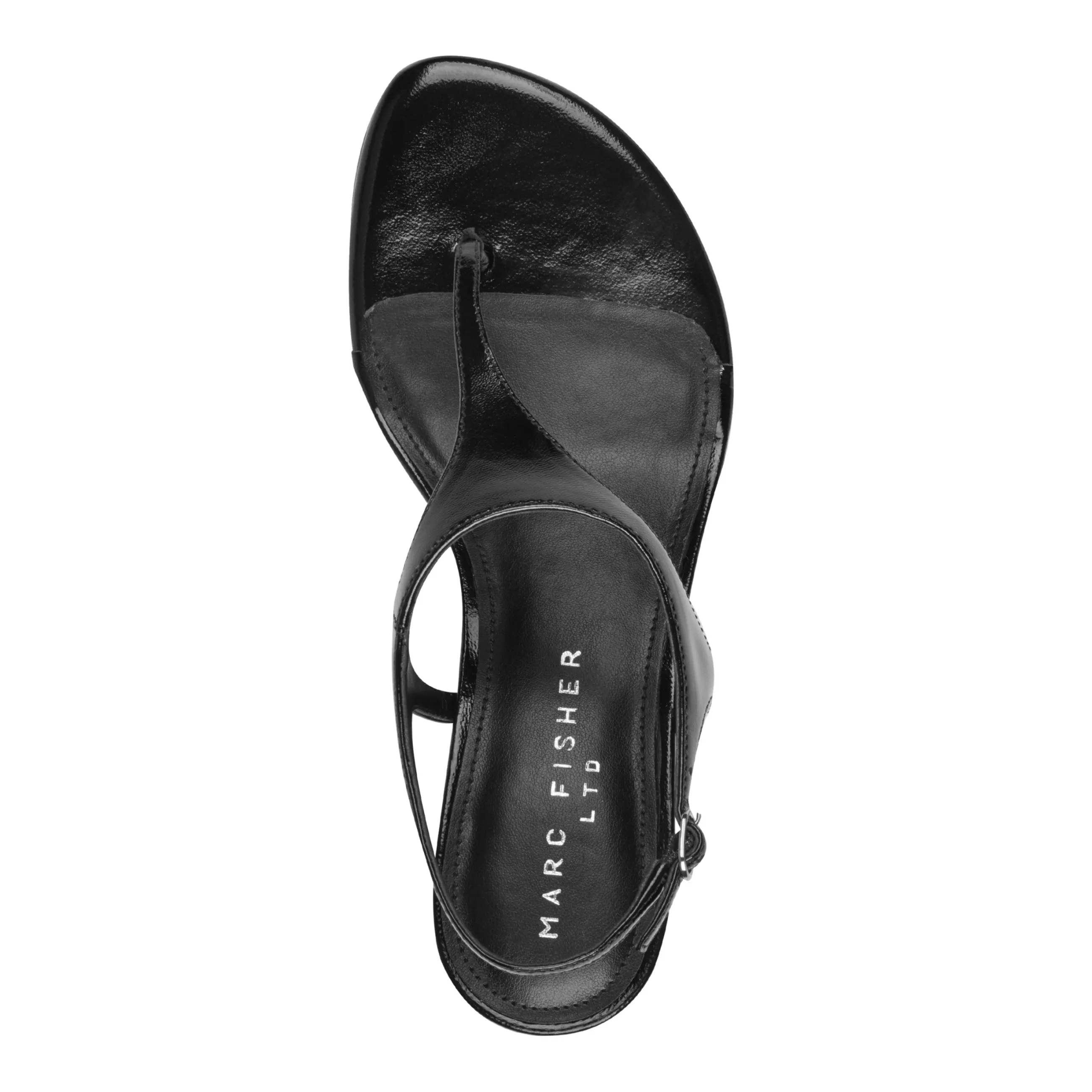Pelysa Leather Heeled Thong Sandal sold by Marc Fisher product image thumbnail 3