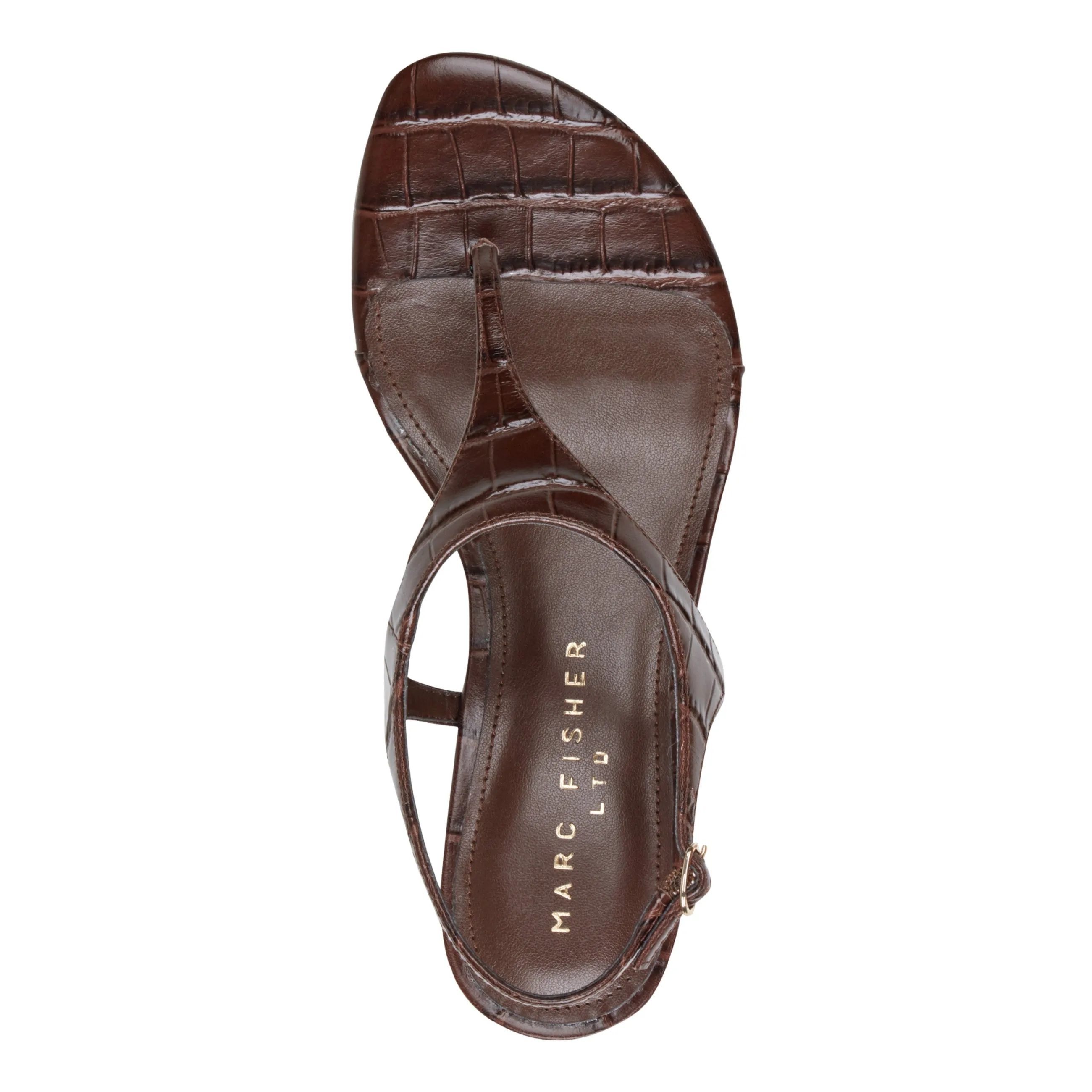 Pelysa Leather Heeled Thong Sandal sold by Marc Fisher product image thumbnail 3