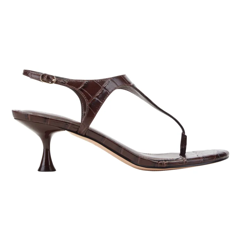 Pelysa Leather Heeled Thong Sandal sold by Marc Fisher
