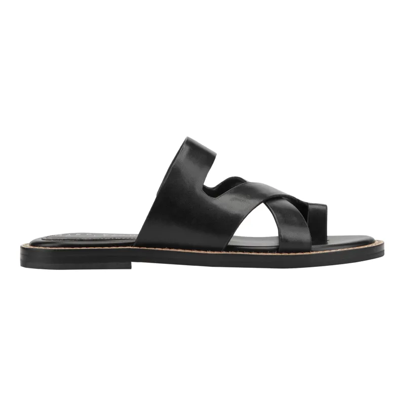 Genella Flat Leather Sandal sold by Marc Fisher