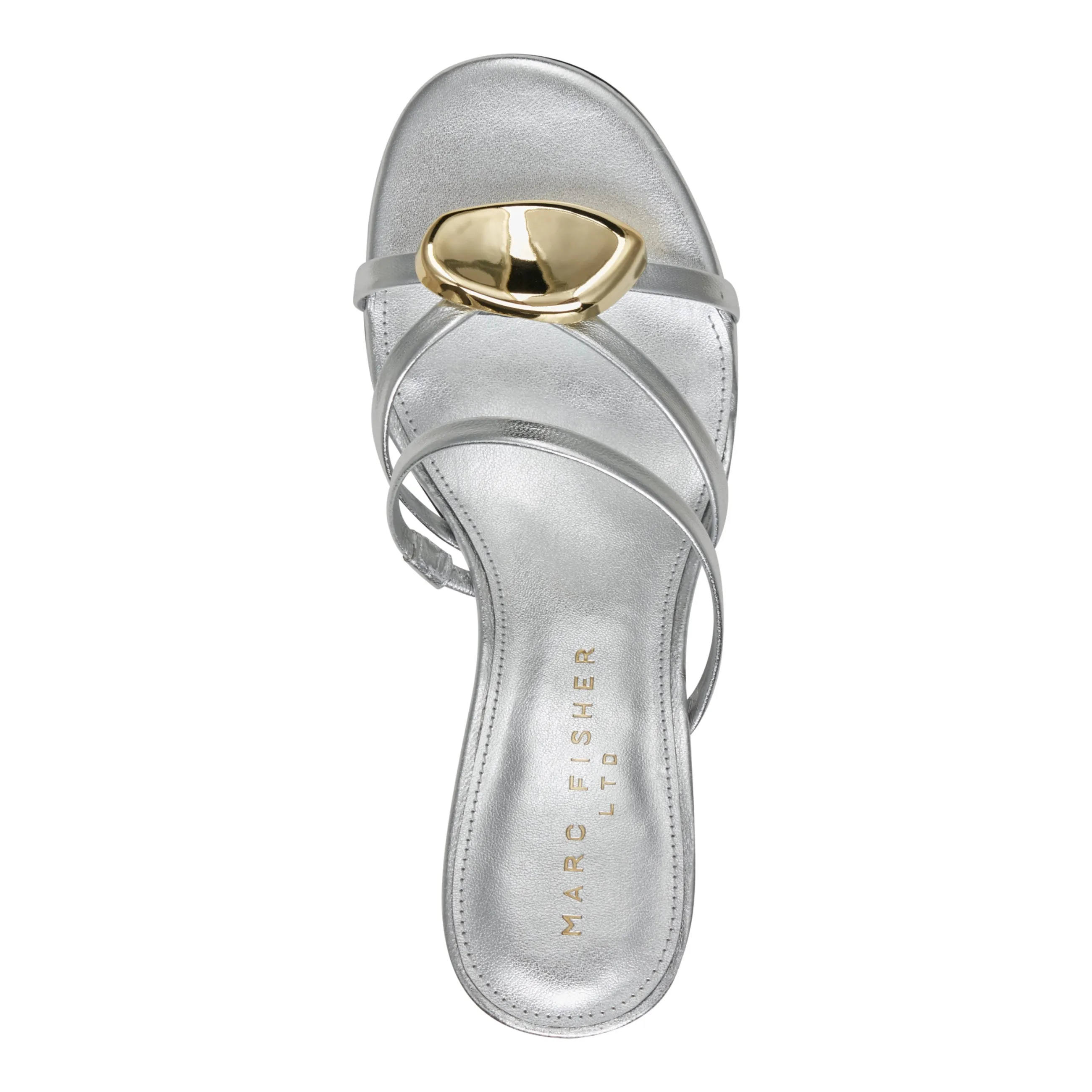 Natesa Leather Embellished Sandal sold by Marc Fisher product image thumbnail 3