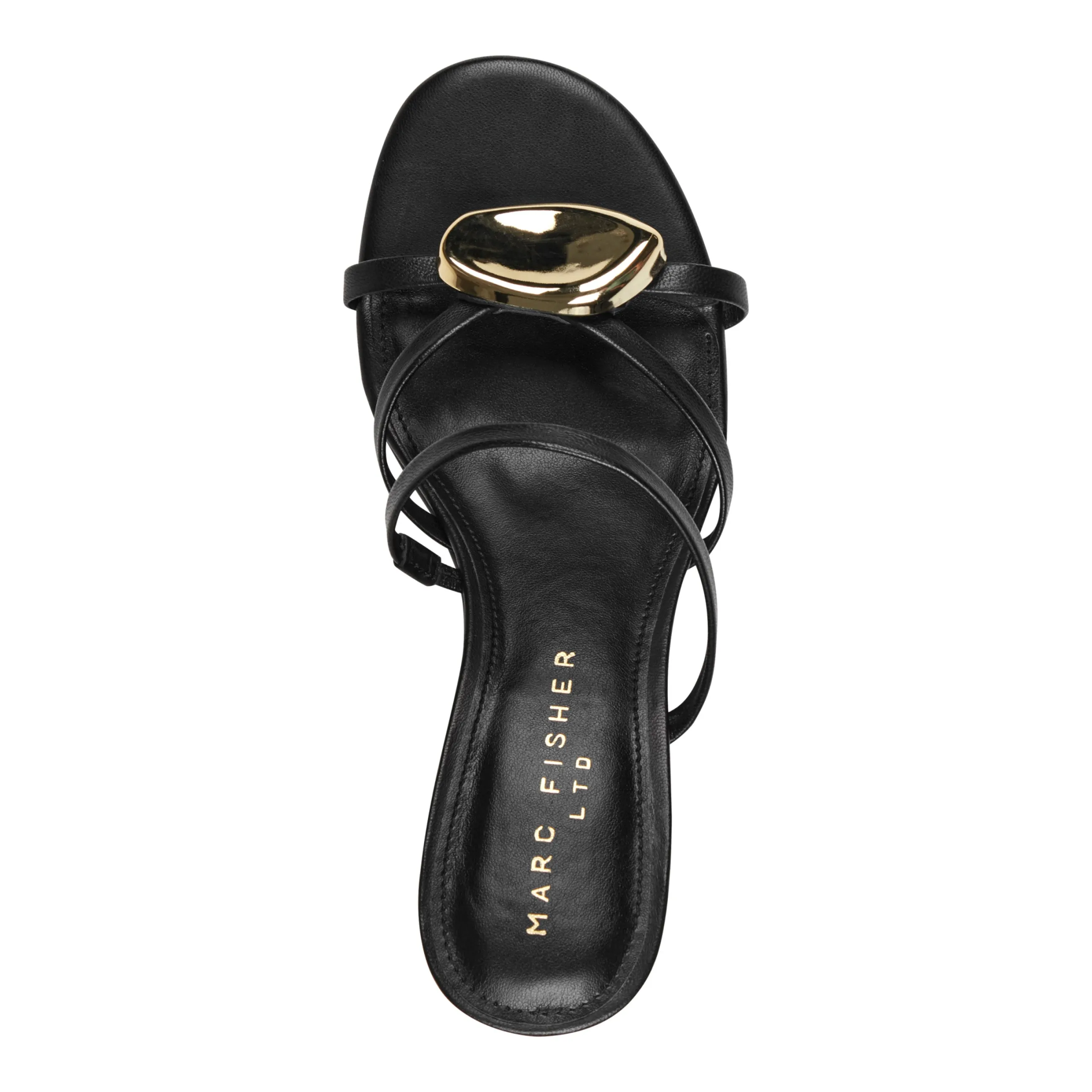 Natesa Leather Embellished Sandal sold by Marc Fisher product image thumbnail 3