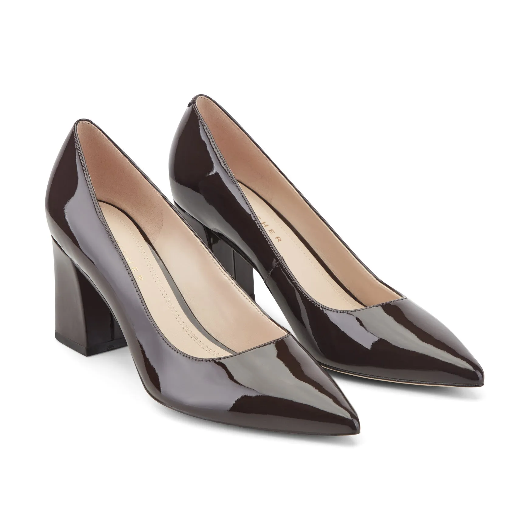 Zala Block Heel Pointy Toe Pump sold by Marc Fisher product image thumbnail 2