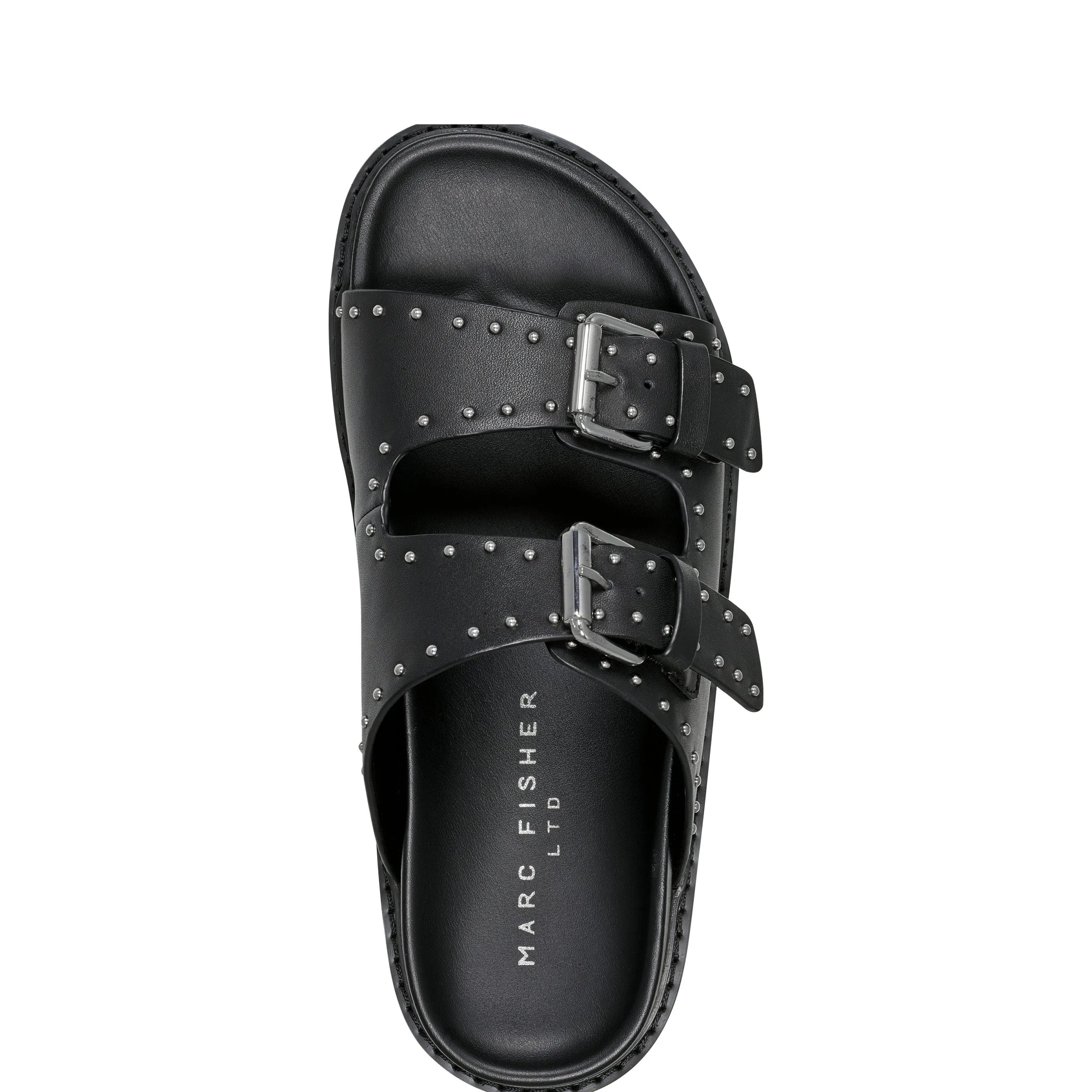 Agusta Studded Slide Sandal sold by Marc Fisher product image thumbnail 4