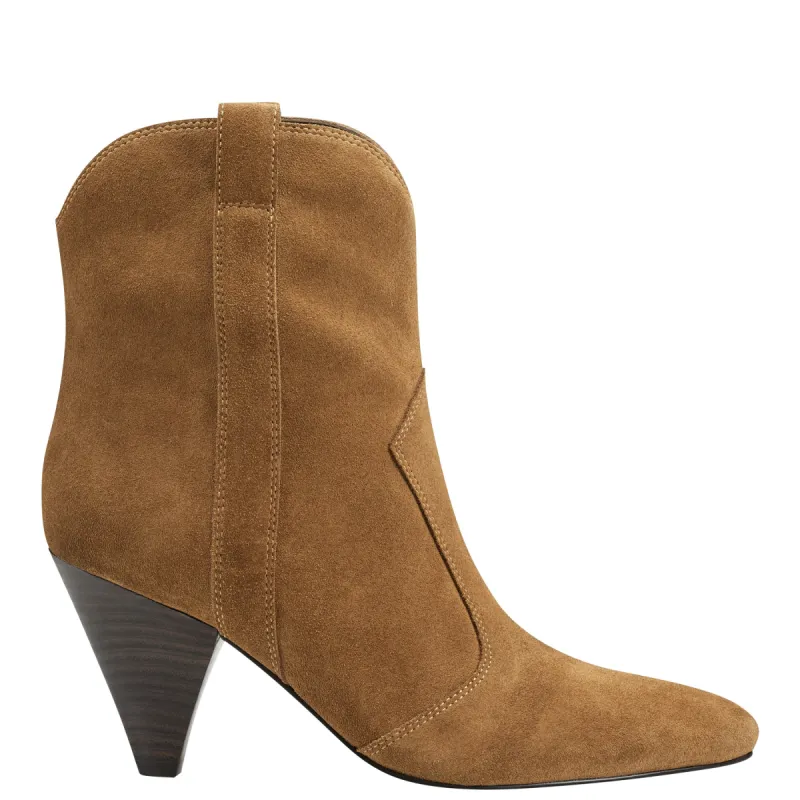 Carissa Heeled Western Bootie sold by Marc Fisher