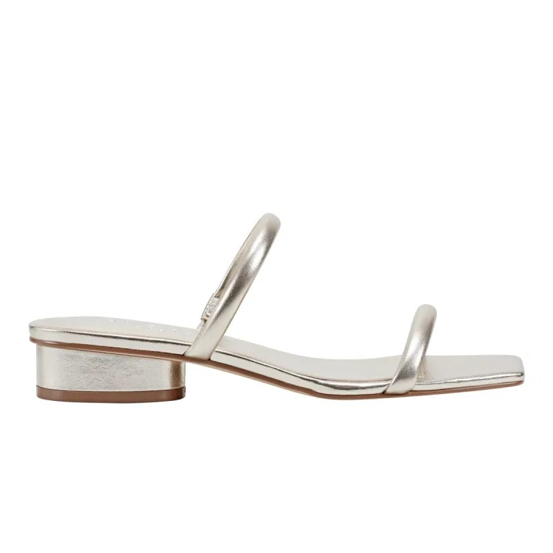 Marc Fisher LTD Women's Raelyn Heeled Sandal - Strappy Square Toe Slip-On Dress Sandals