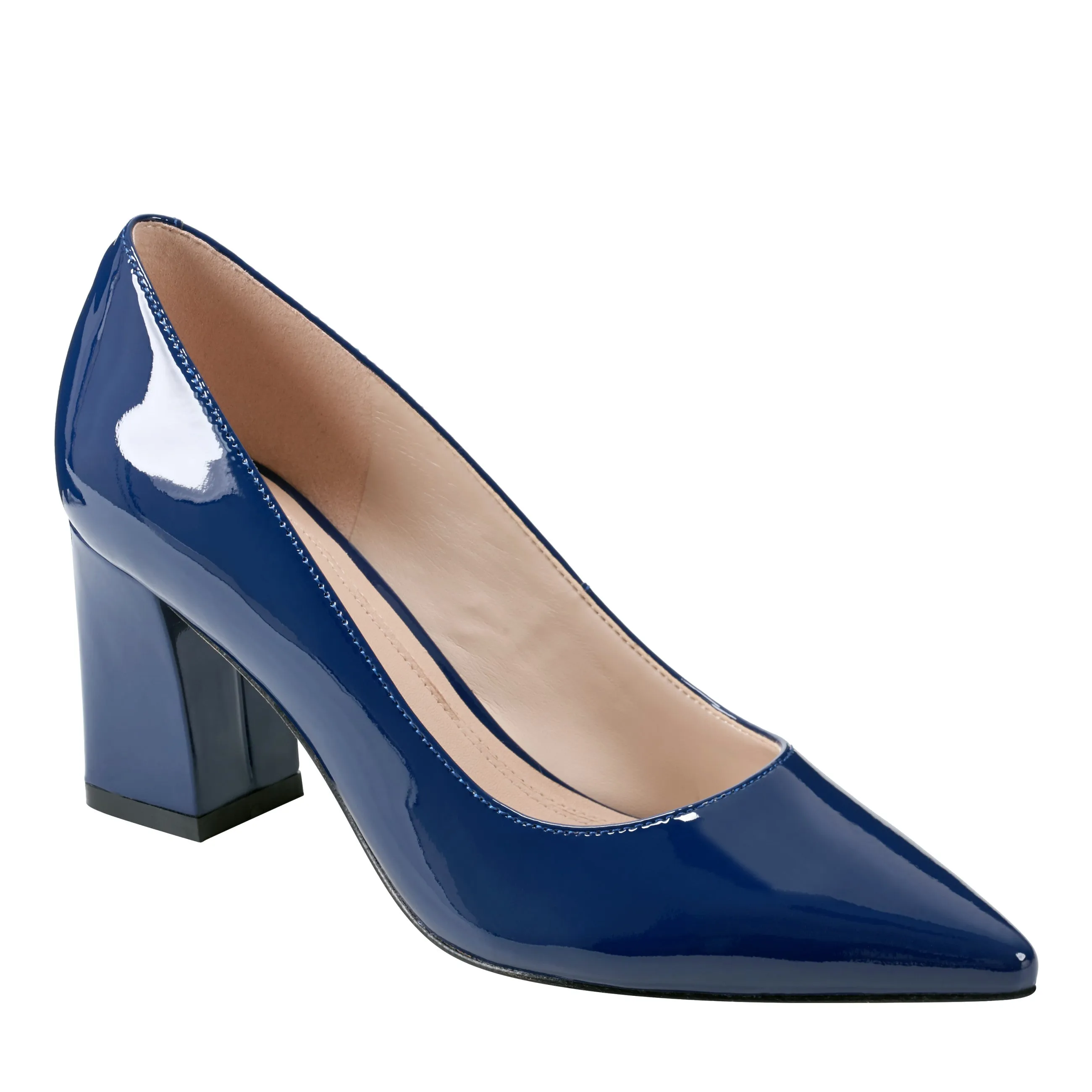 Zala Block Heel Pointy Toe Pump sold by Marc Fisher product image thumbnail 2