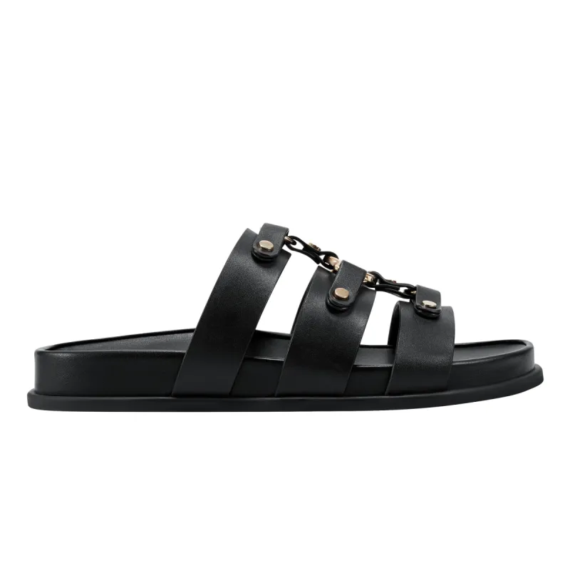 Verity Flat Leather Footbed Sandal sold by Marc Fisher