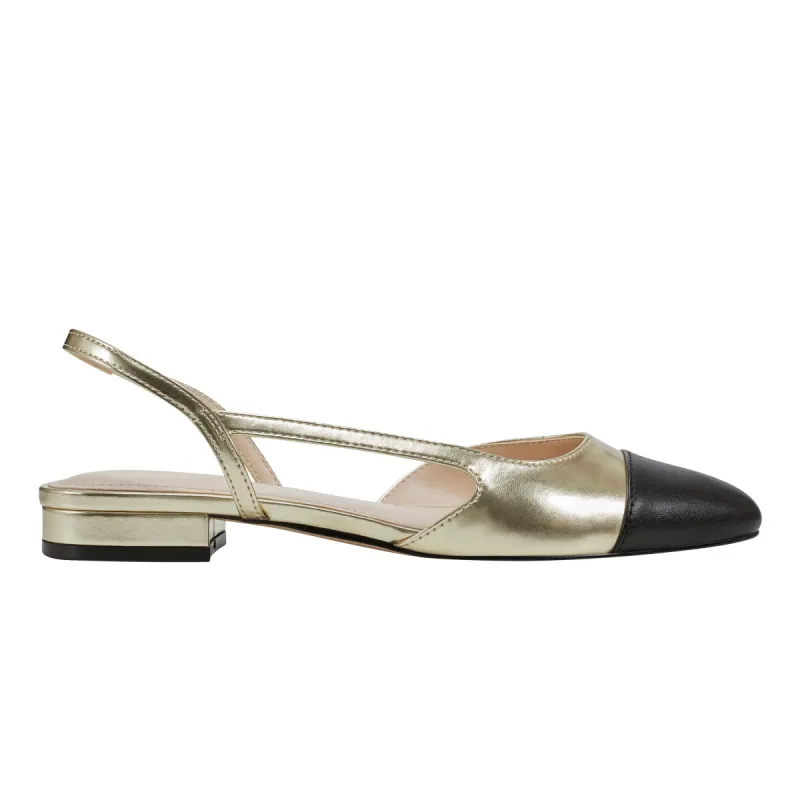 Dela Closed Toe Slingback Dress Flat sold by Marc Fisher