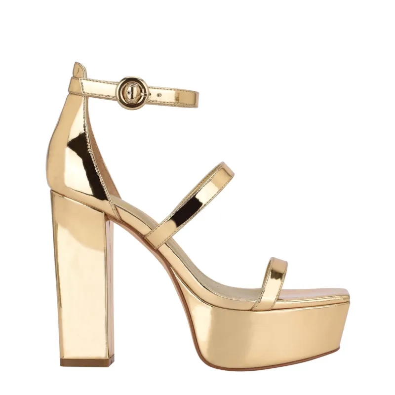Frita Ankle Strap Platform Sandal sold by Marc Fisher