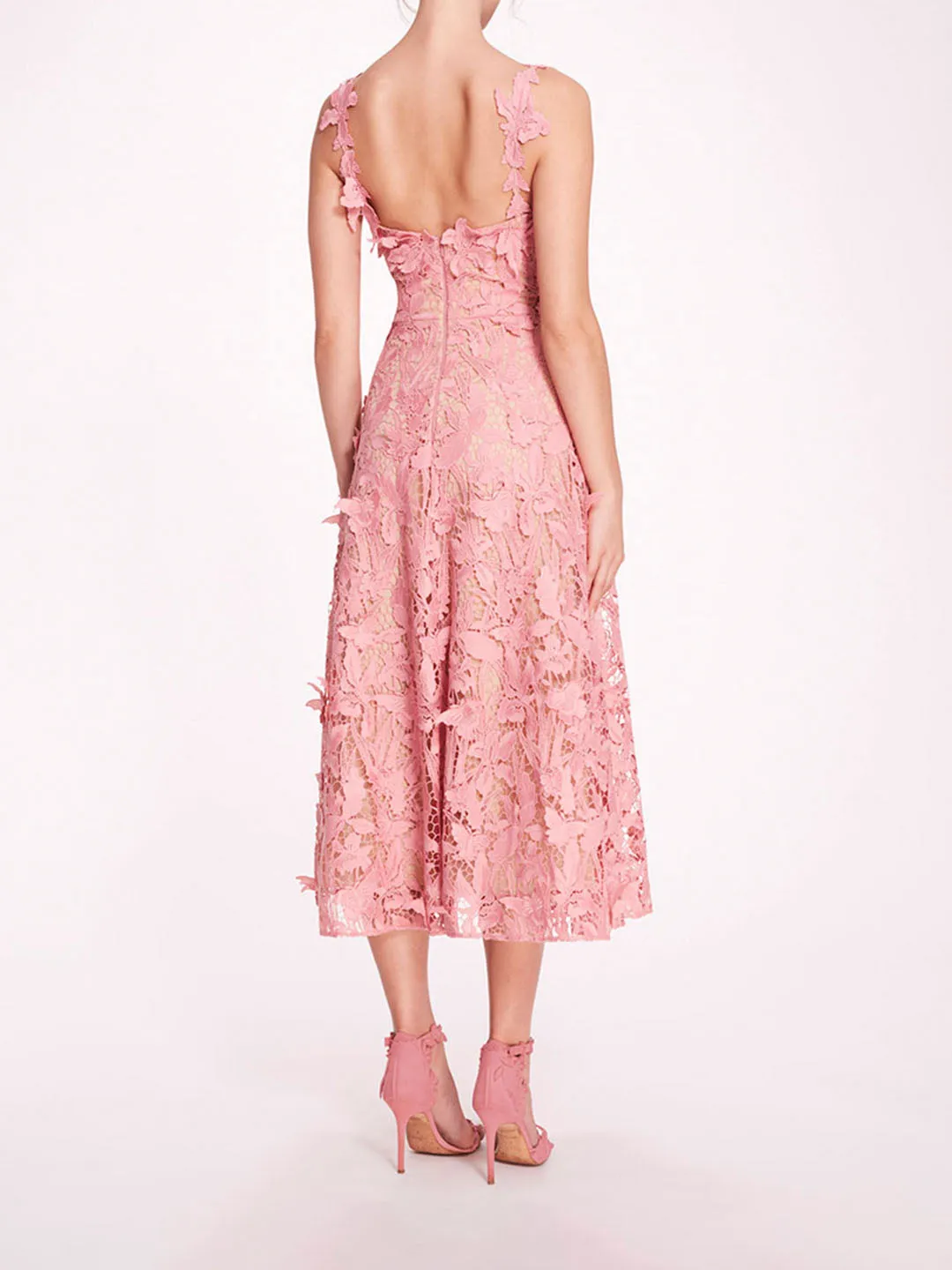 Organic Lace Midi Dress sold by Marchesa product image thumbnail 2