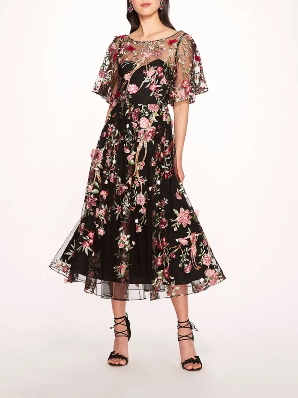 Garden of Eden Midi Dress sold by Marchesa